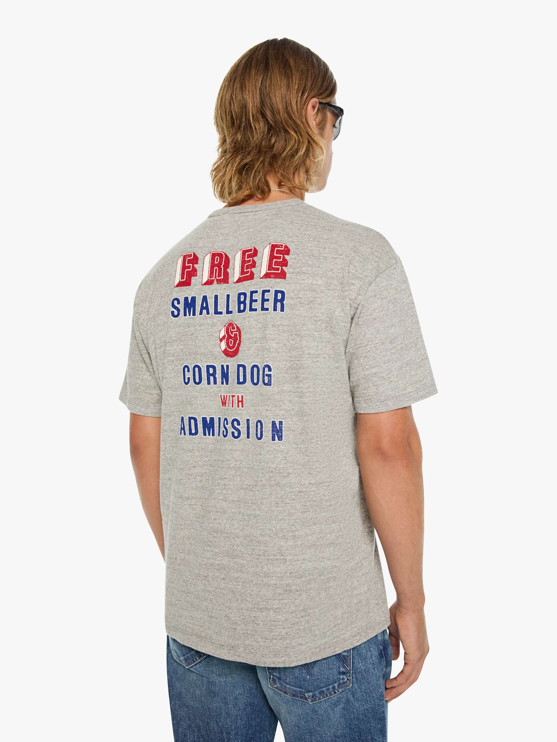 Mother The Lowdown T-Shirt State Fair Park grau mit Print