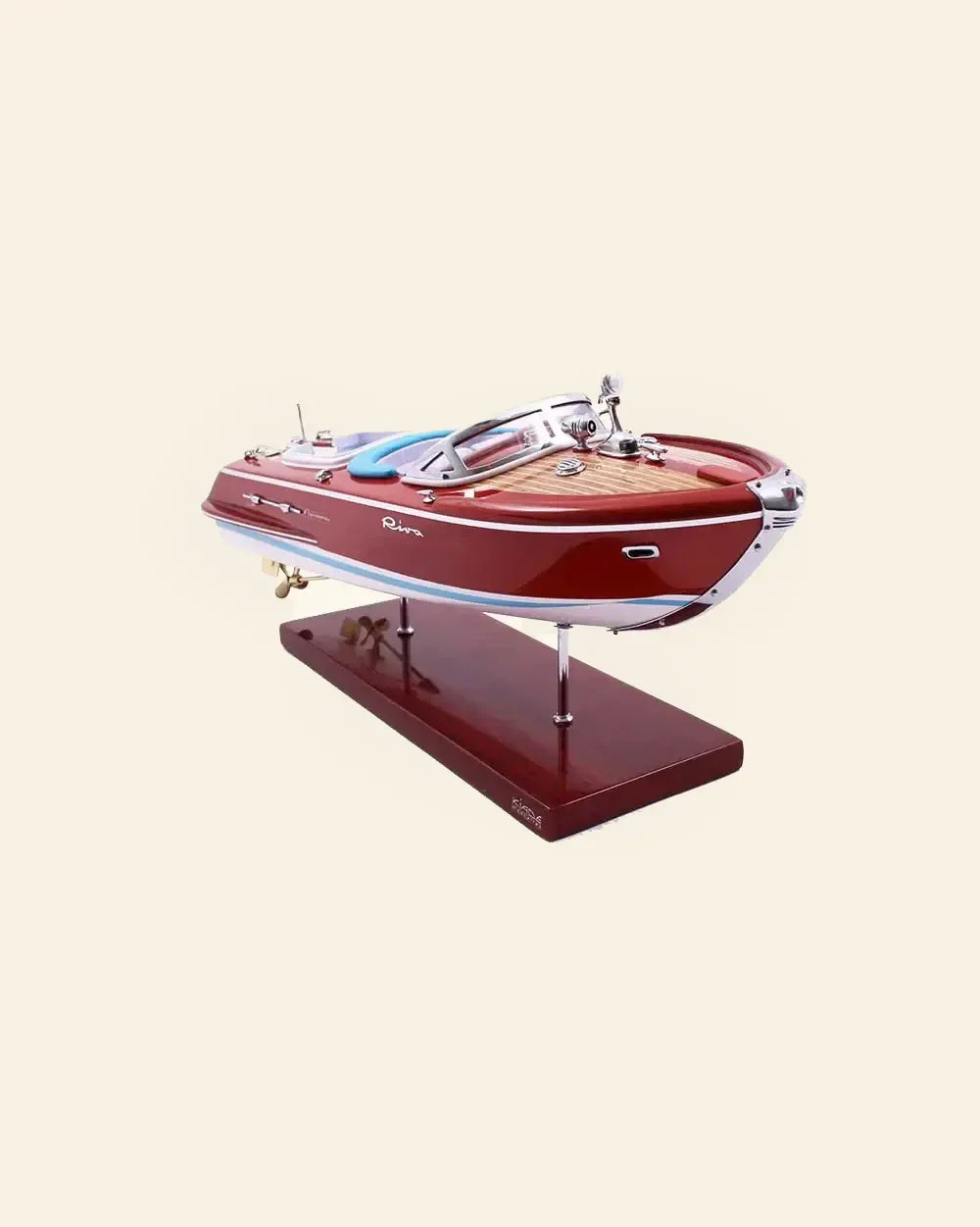 Drôle De Monsieur La Grande Maquette Bateau Modellboot 25cm Holz