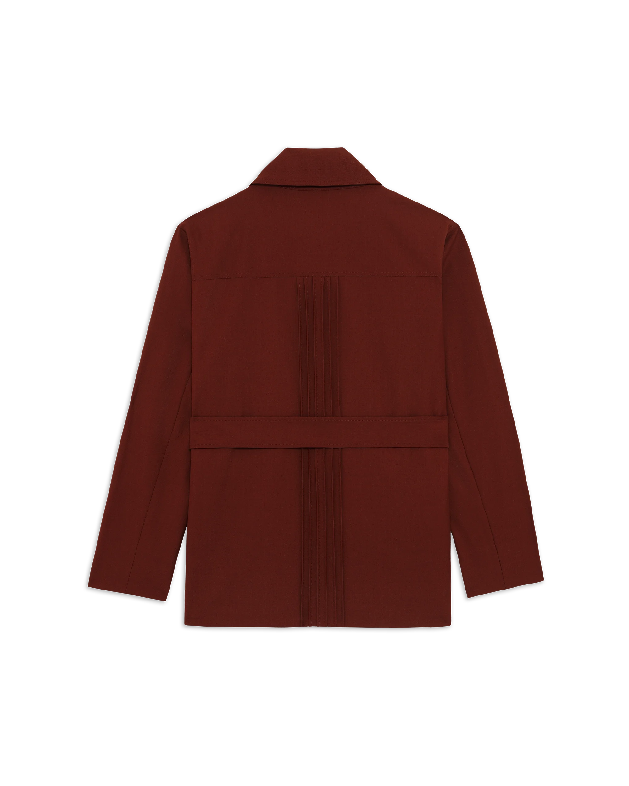 Drôle De Monsieur Veste Saharienne Safarijacke Wolle Ziegelrot M