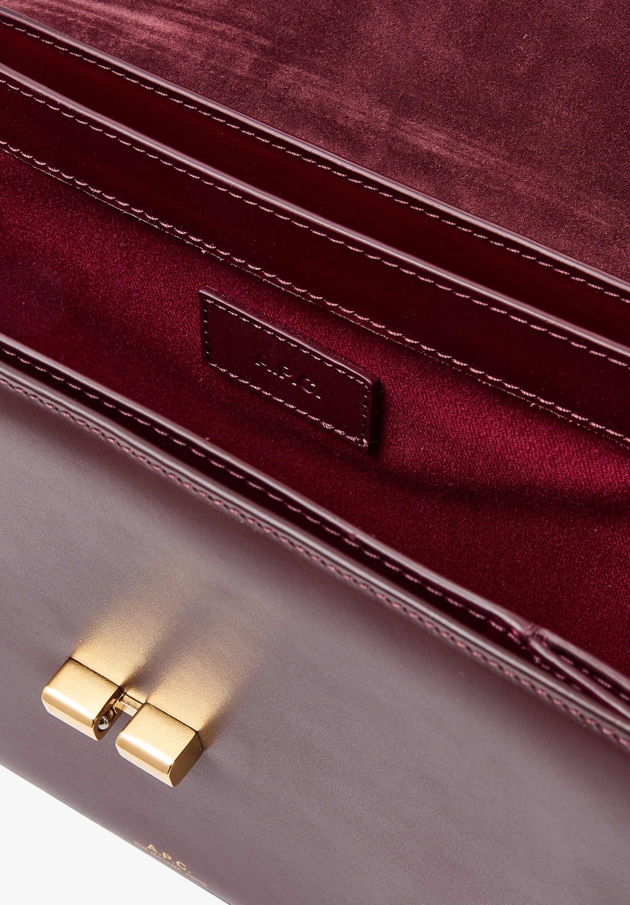 A.P.C. Grace Tasche Kalbsleder Goldverschluss