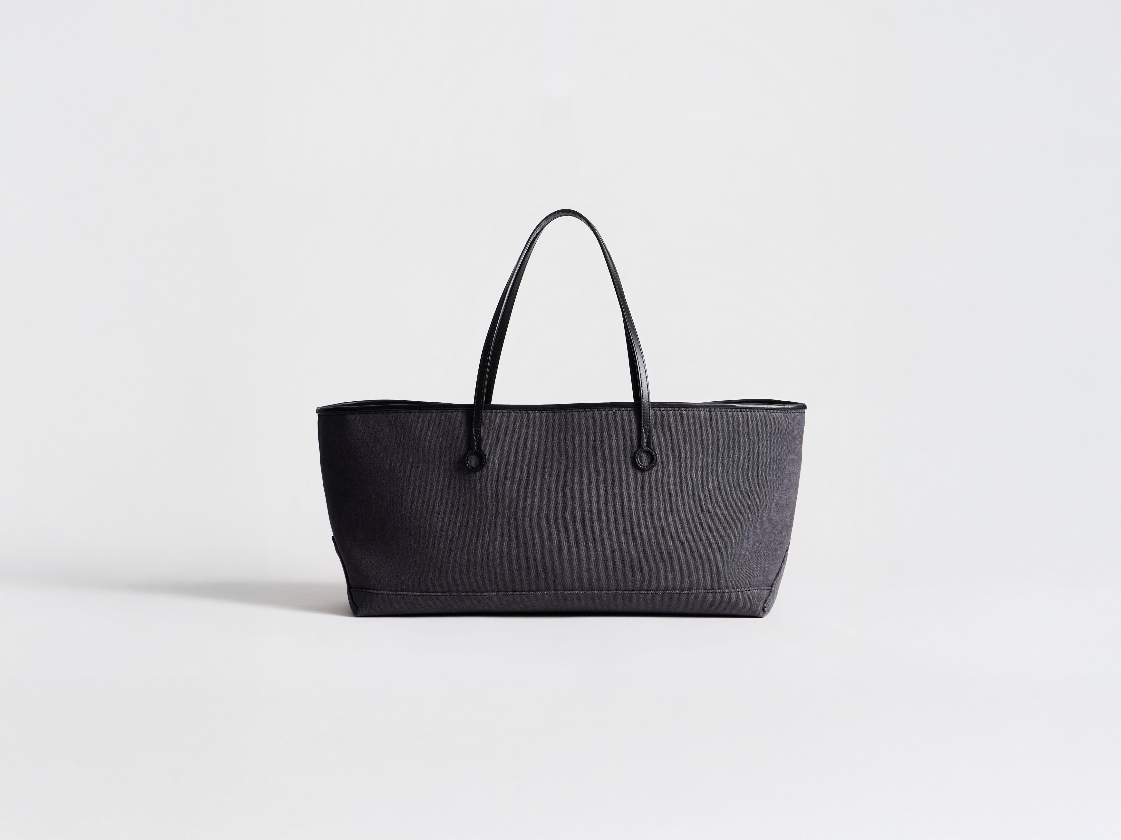 J.W.Anderson Anchor Tote Tasche Navy Canvas Leder Shopper