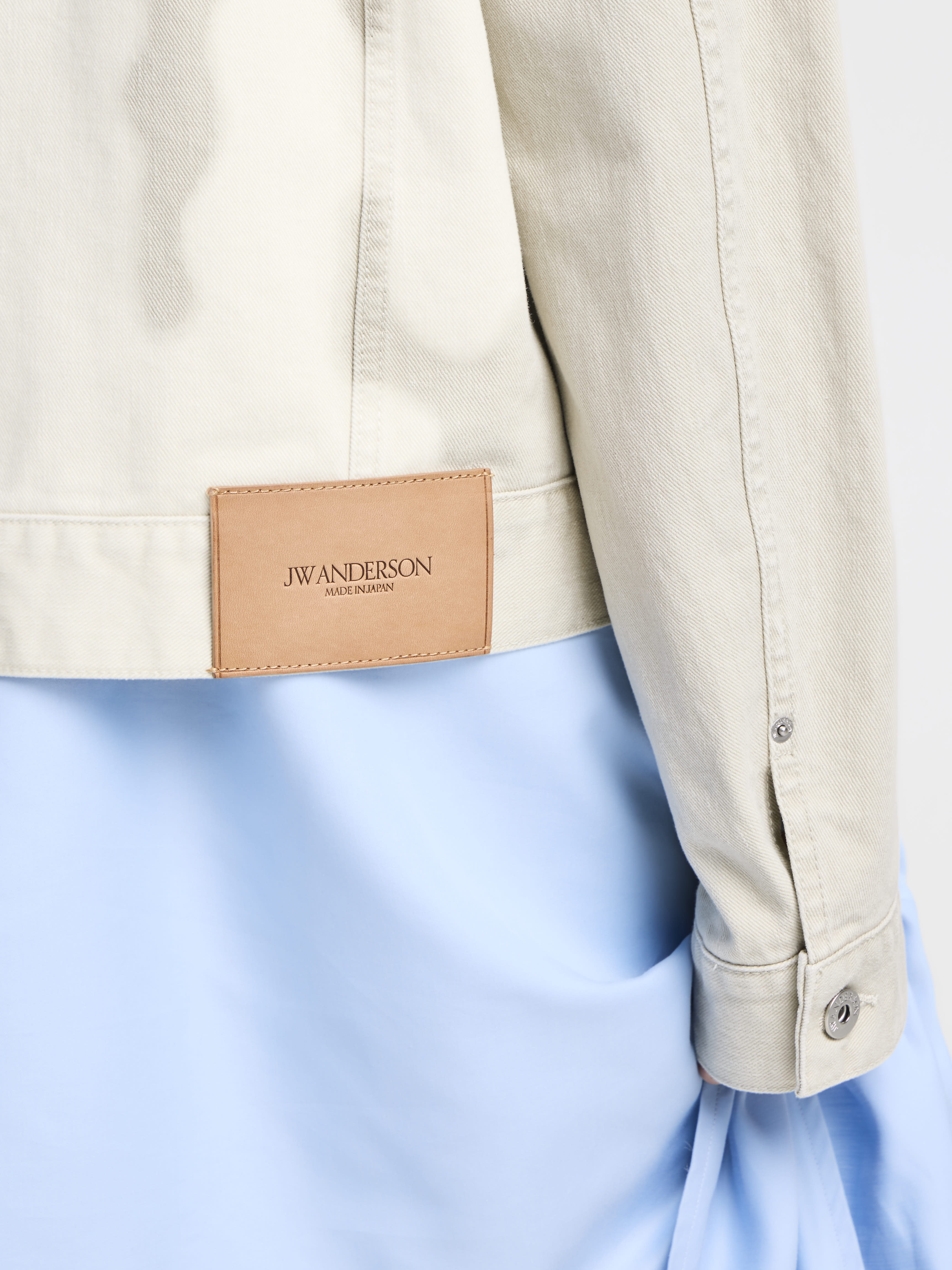 J.W.Anderson Corduroy Denimjacke Ecru Damen