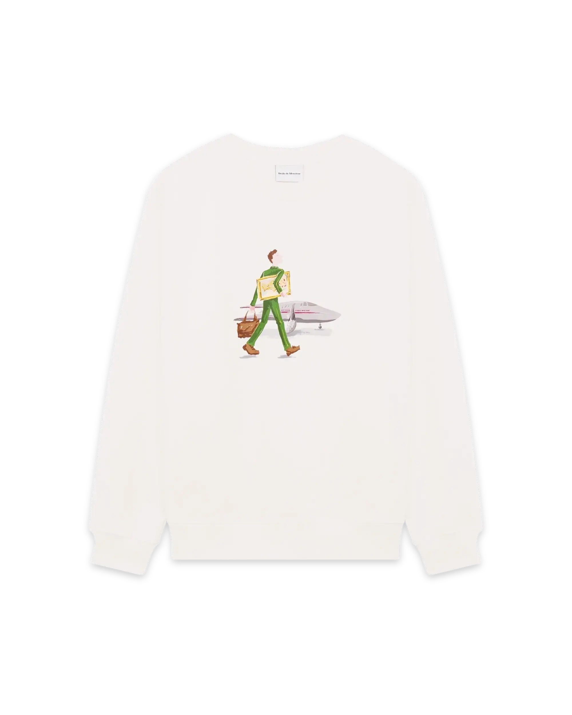 Drôle De Monsieur L'Homme Au Tableau Sweatshirt Ecru