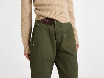 J.W.Anderson Straight Leg Jeans Indigo Raw Denim