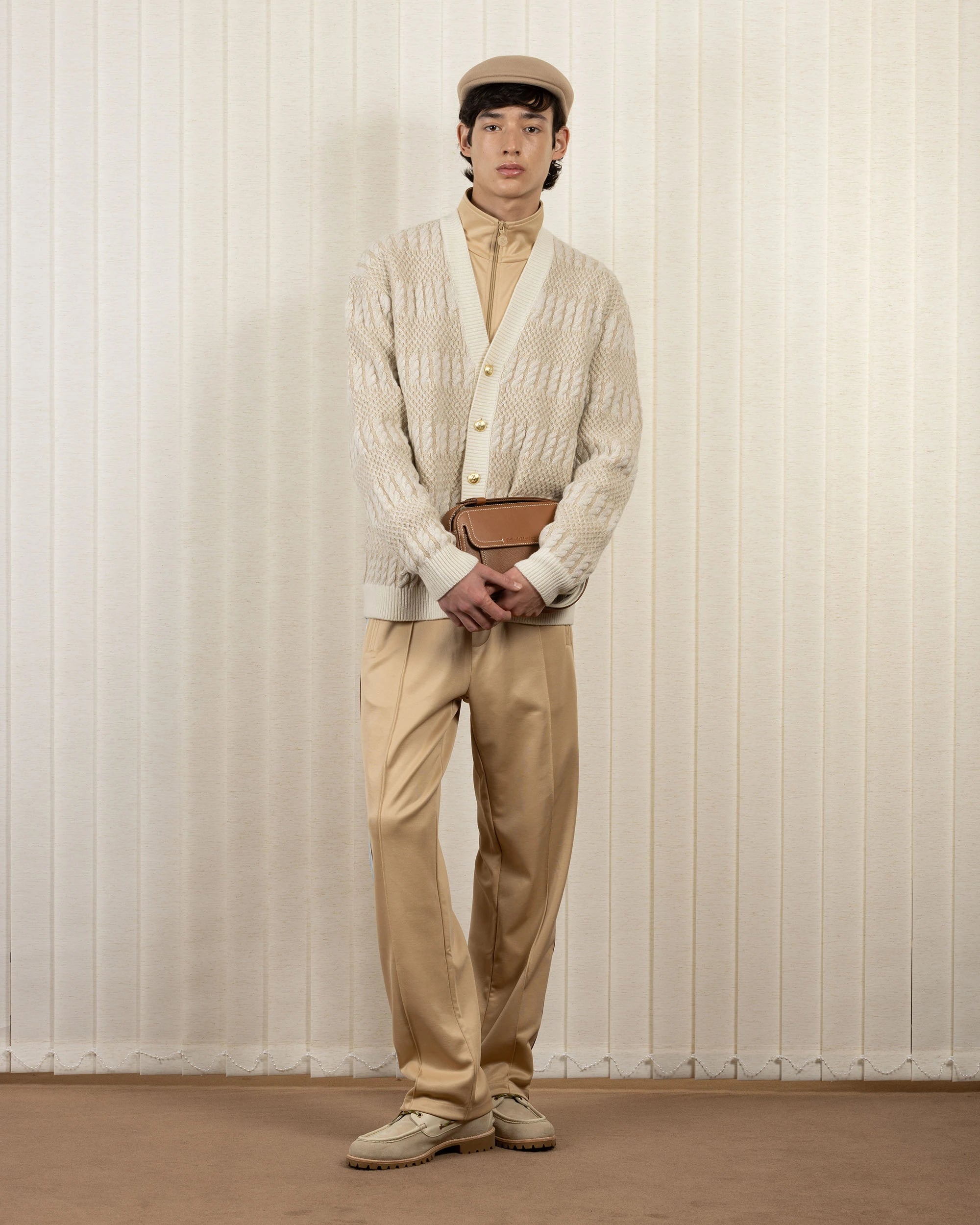Drôle De Monsieur Le Track Pants Jogginghose beige Stick