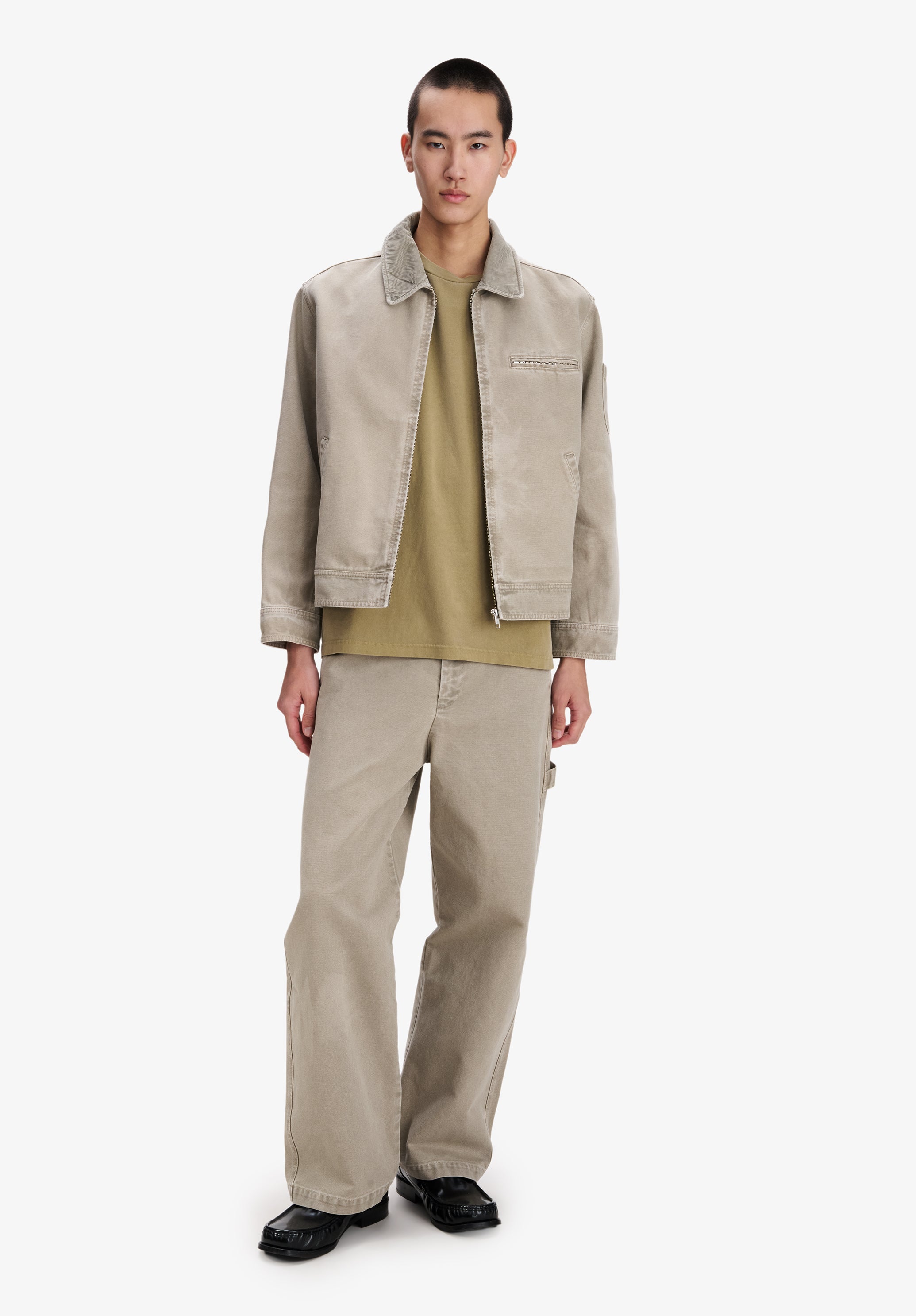 A.P.C. Workwear Blouson Canvas Jacke Grau L