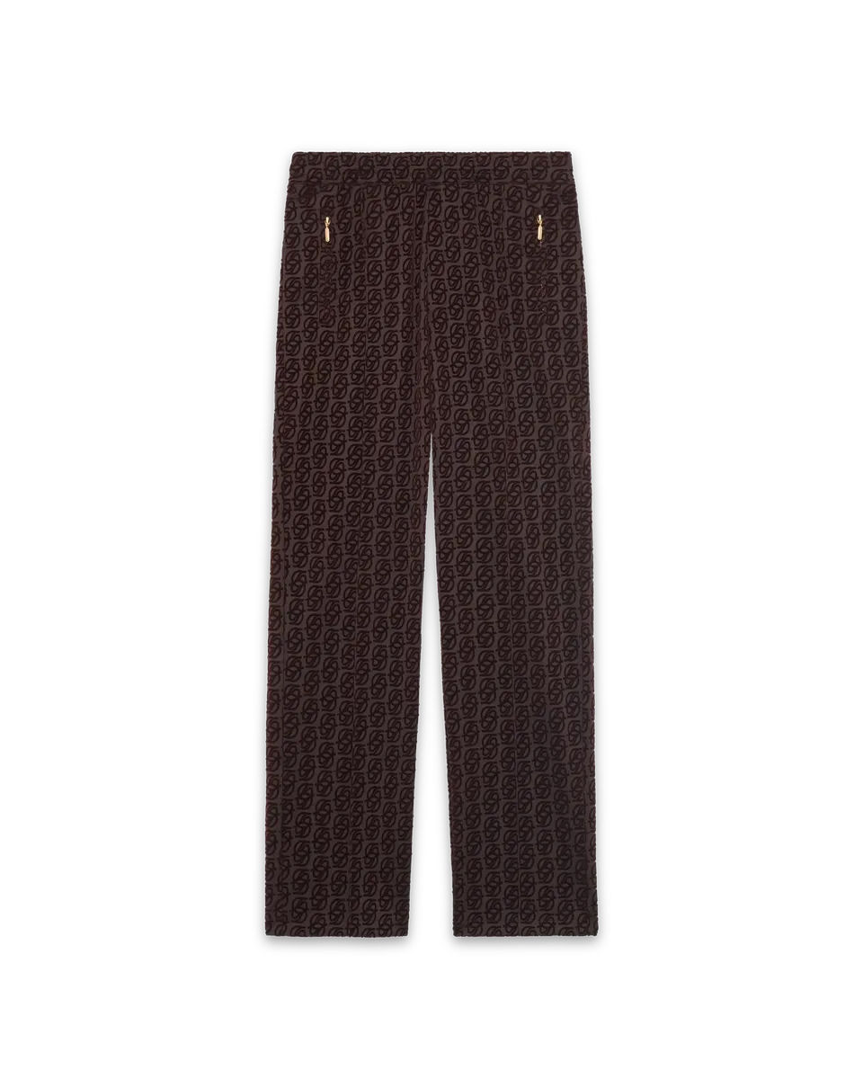 Drôle de Monsieur Le Track Pants Monogramme Braun Hose