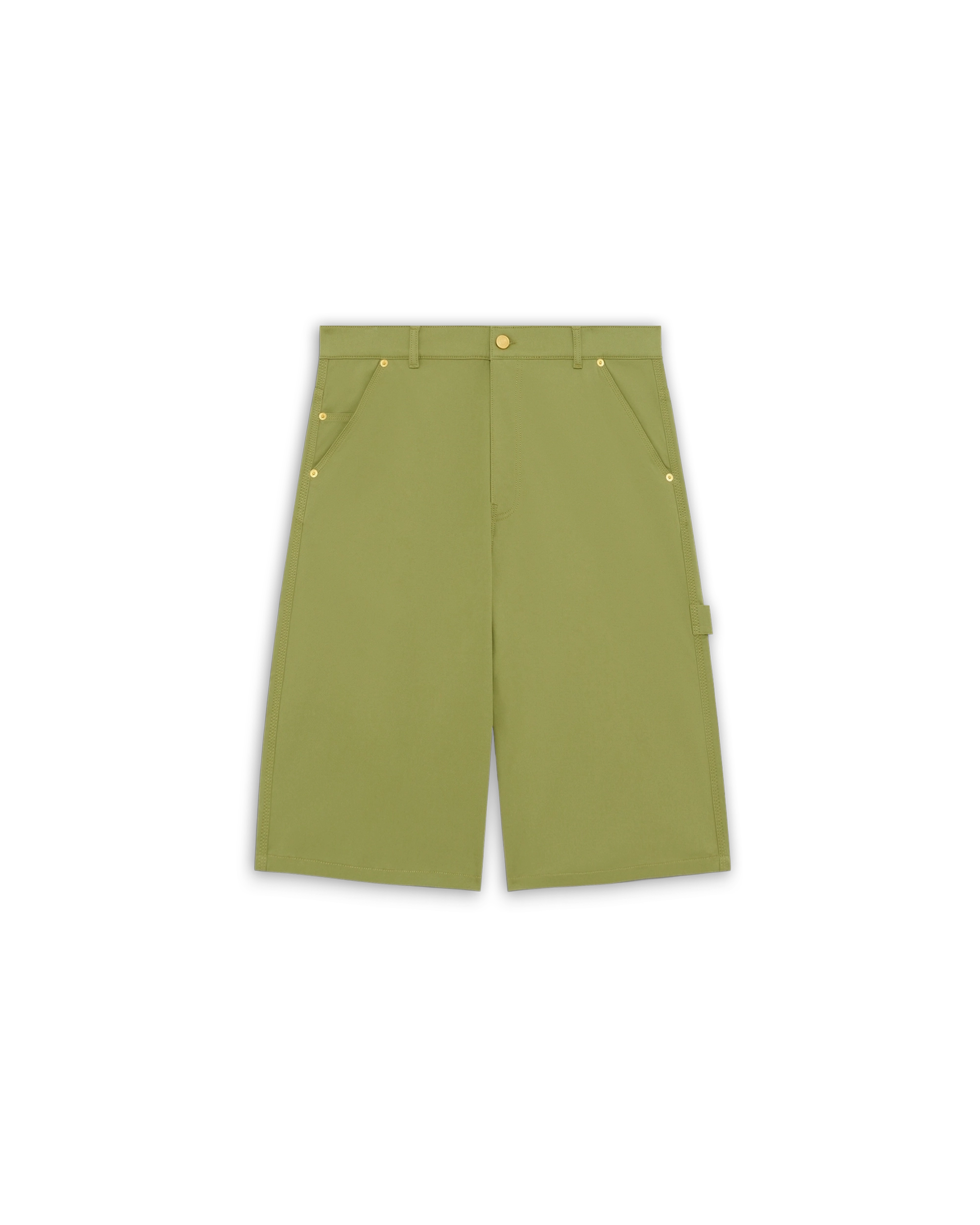 Drôle de Monsieur Short Baggy Coton Shorts Baumwolle Grün