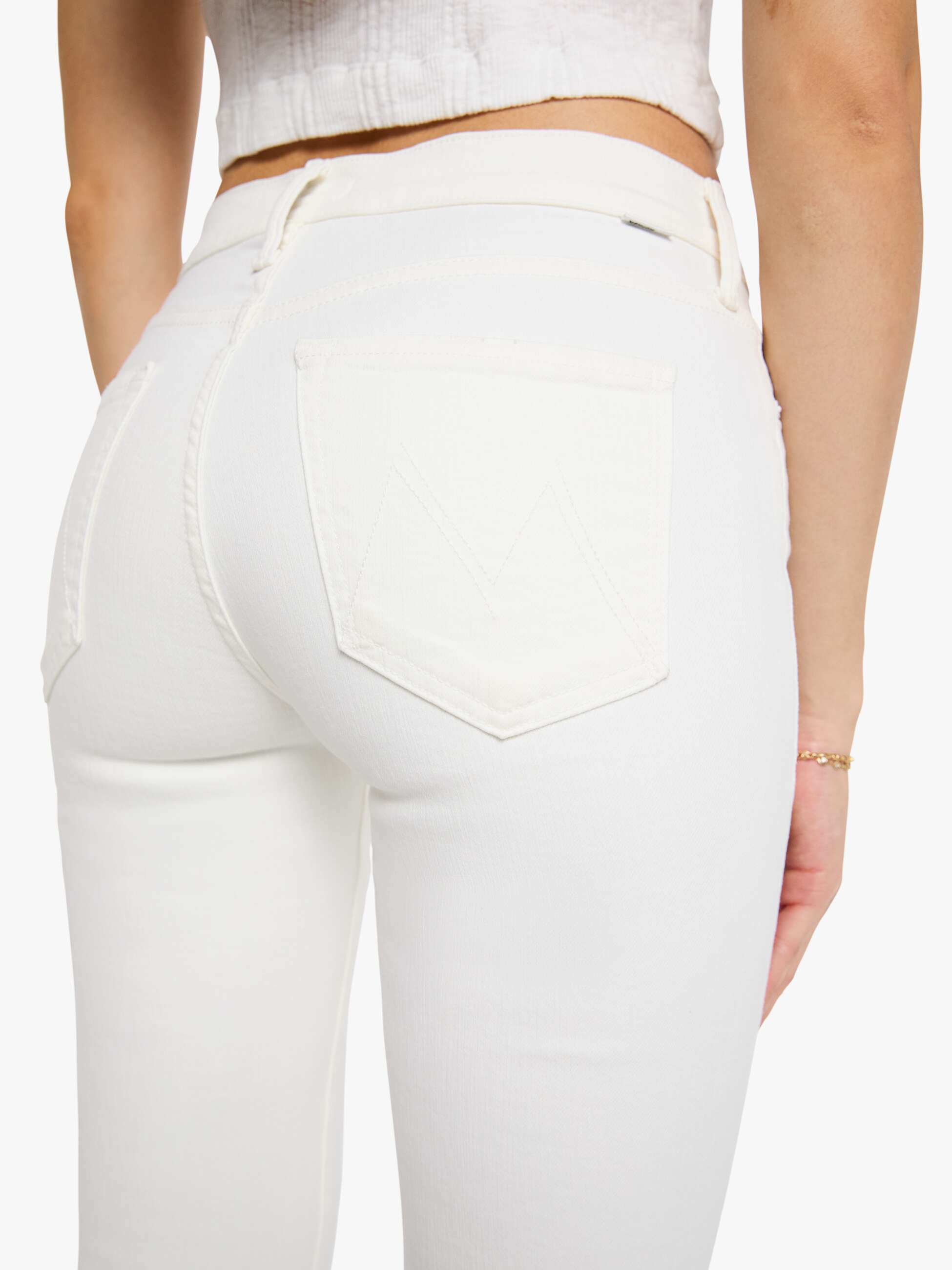Mother The Mid Rise Dazzler Ankle Jeans Fairest Of Them All