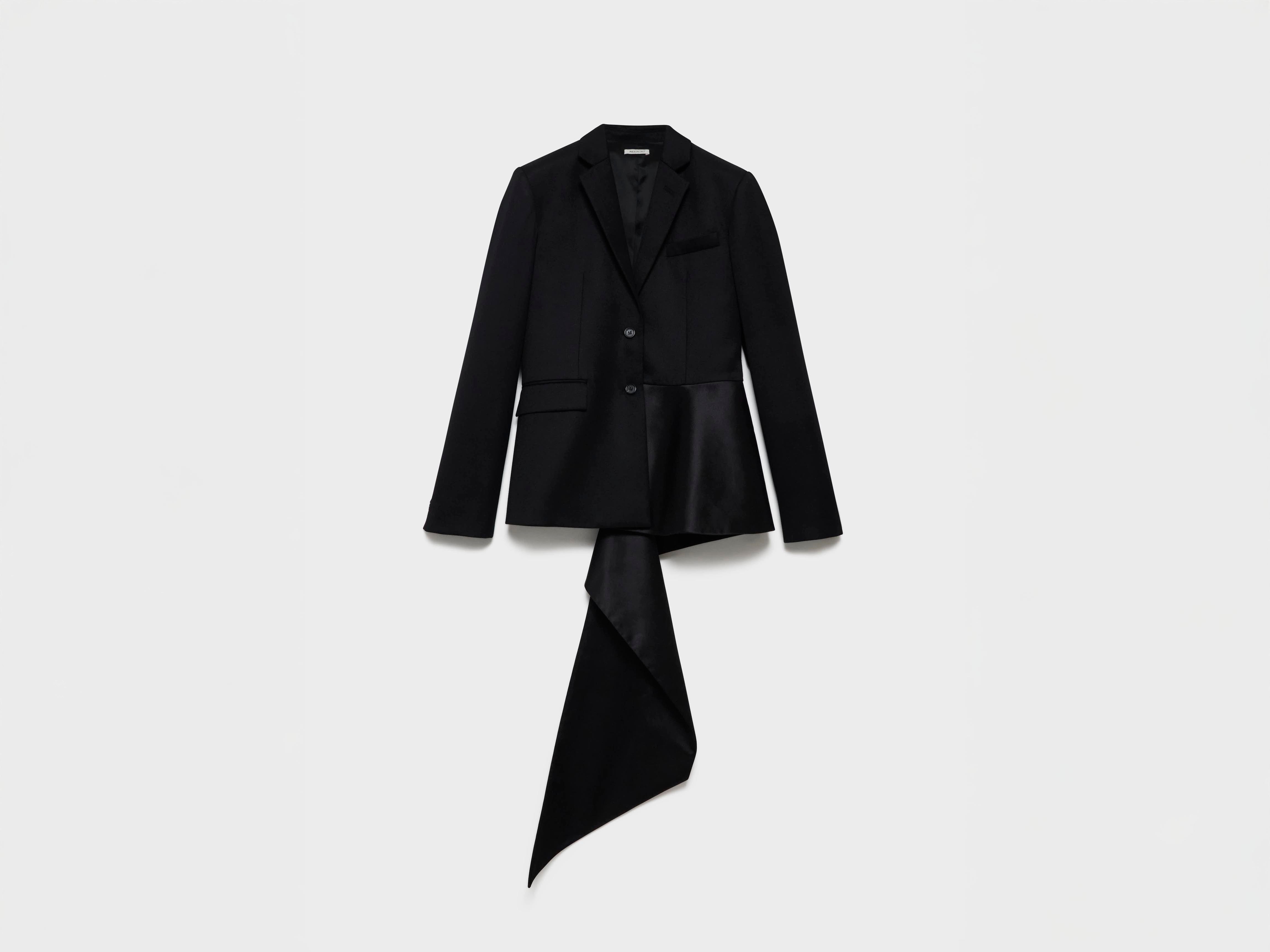 J.W.Anderson Blazer Damen Schwarz Wolle Wrap