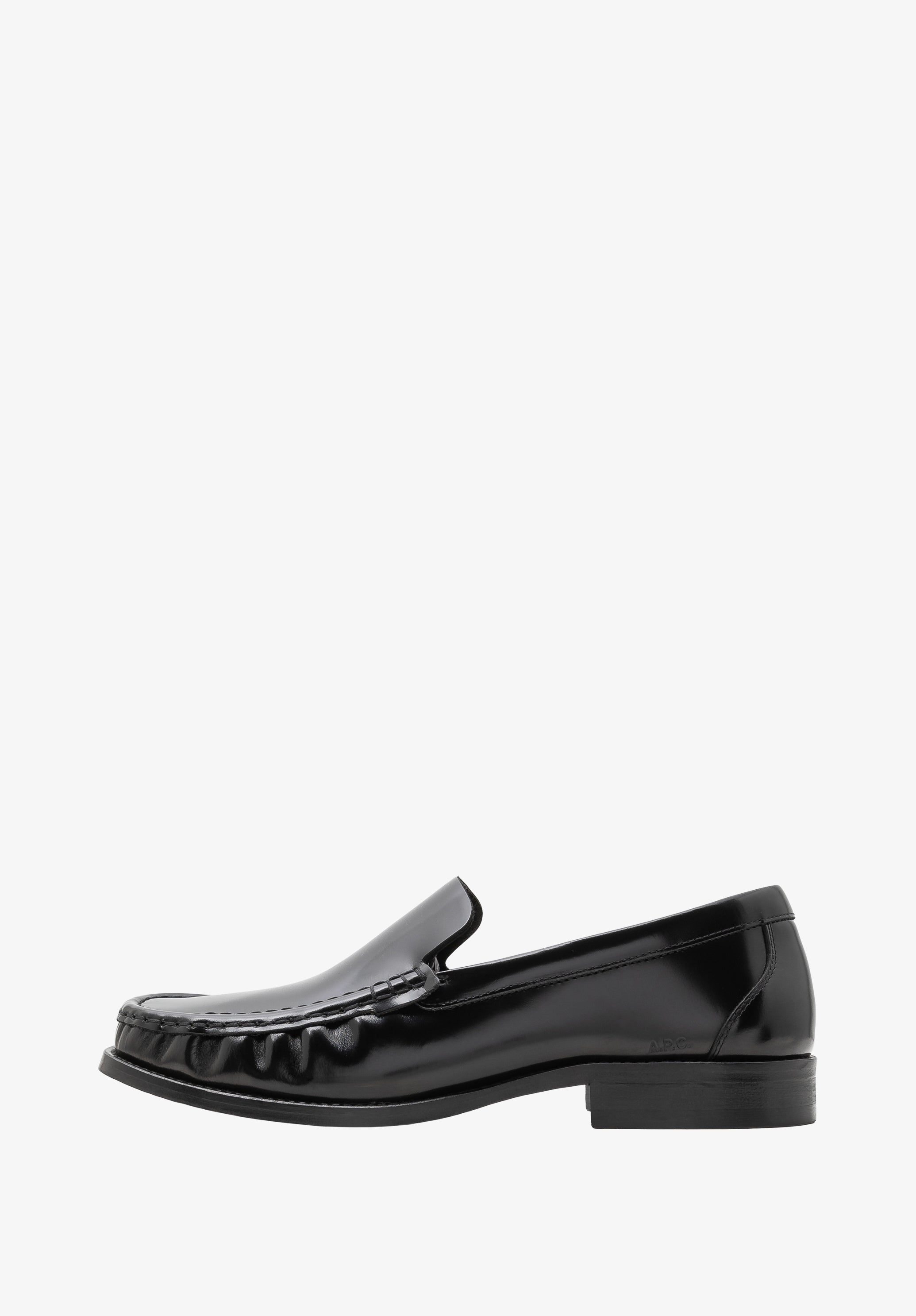 A.P.C. Mokassins Leder Eckig Gr. 40-45