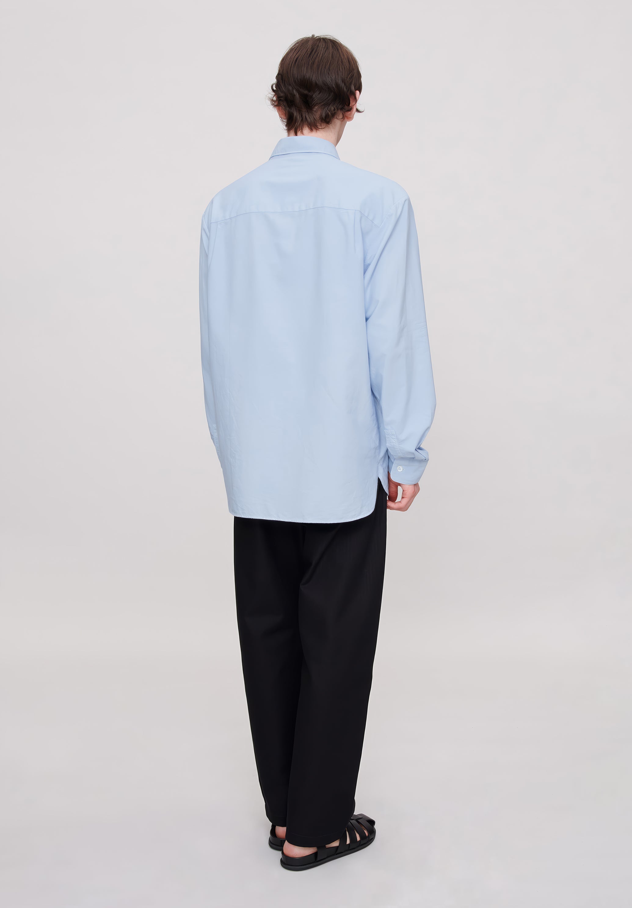 A.P.C. Mateo Logo Hemd Baumwolle Weiß M