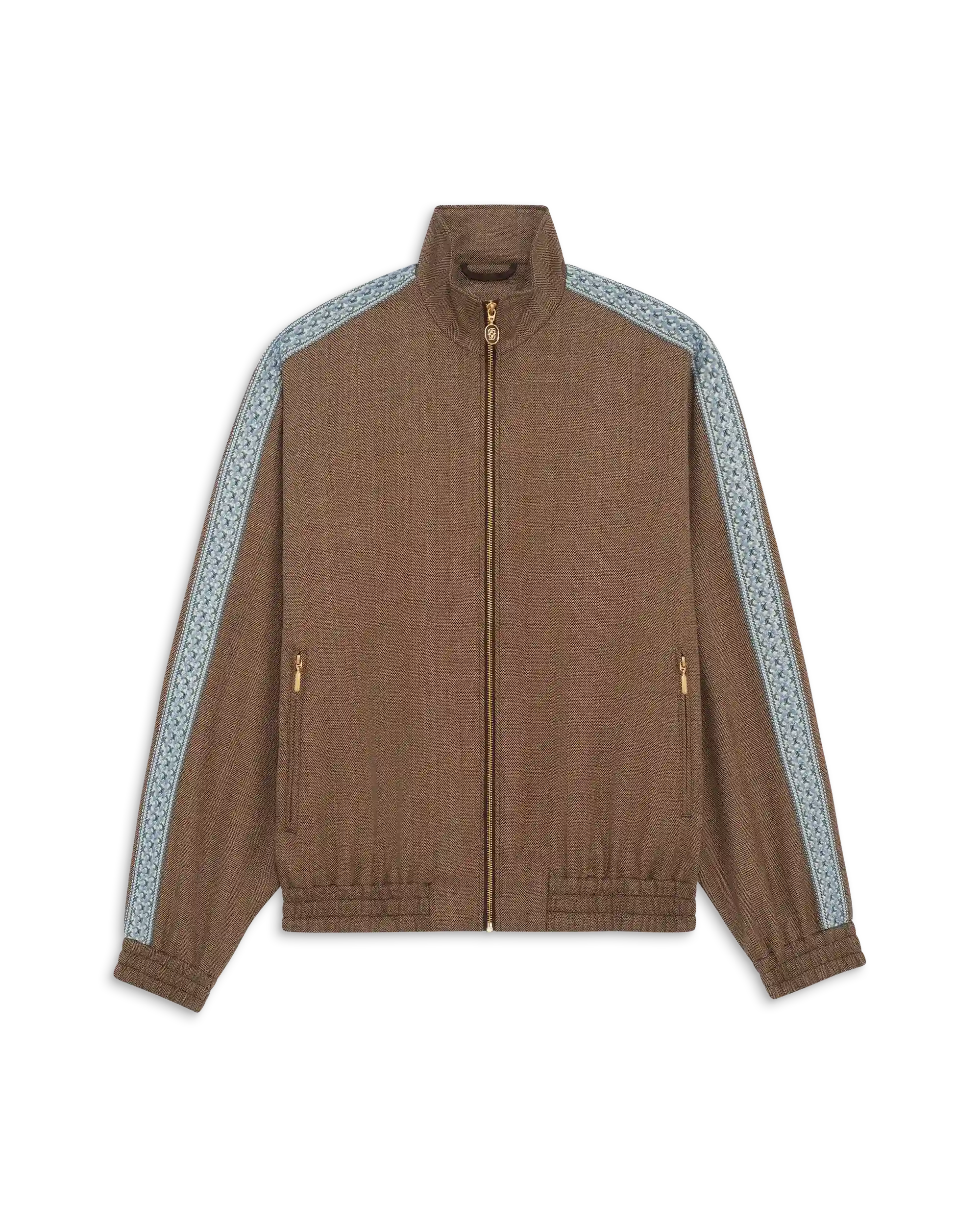 Drôle De Monsieur La Track Jacket Chevron Trackjacke Off-White Wolle