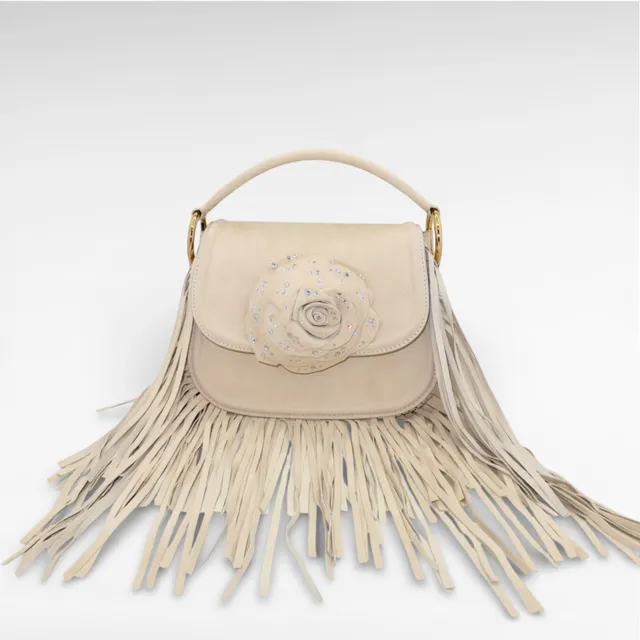 Gedebe Alice Large Fringes Tasche Leder