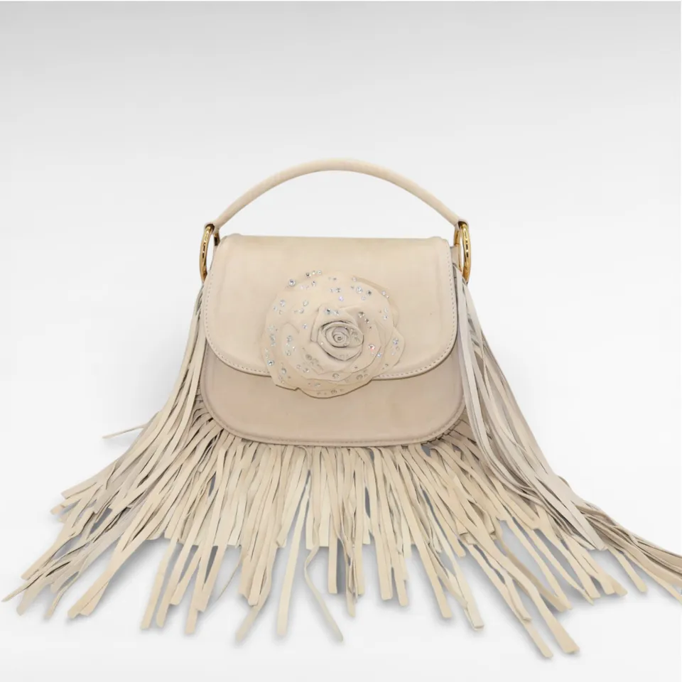 Gedebe Alice Large Fringes Tasche Leder