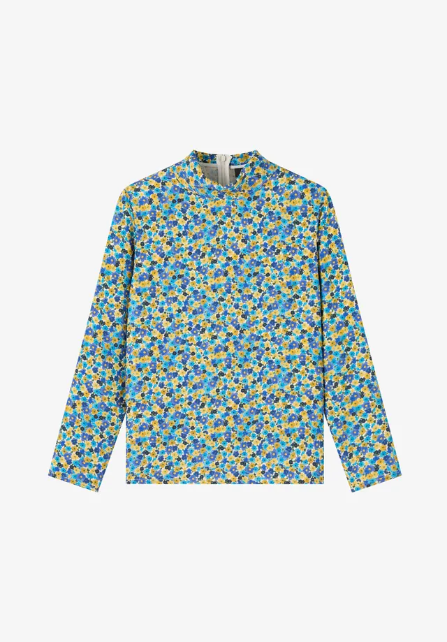 A.P.C. Blumen Bluse Damen Fließend Mehrfarbig