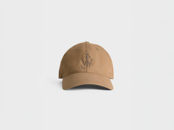 J.W.Anderson Waxed Cotton Baseball Cap Schwarz One Size