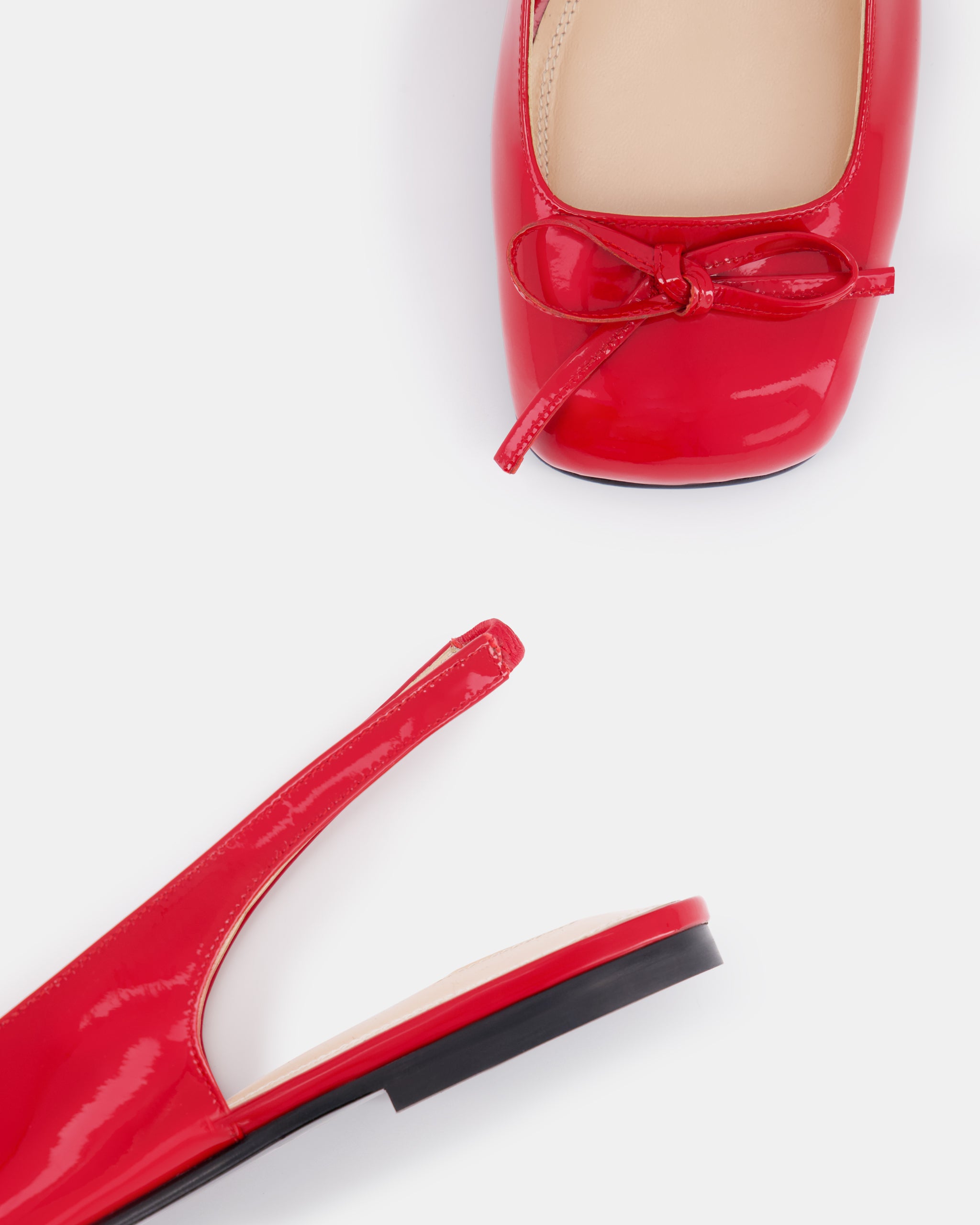 Nodaleto Bulla Node SB 5 Ballerinas Red Corvette Patent