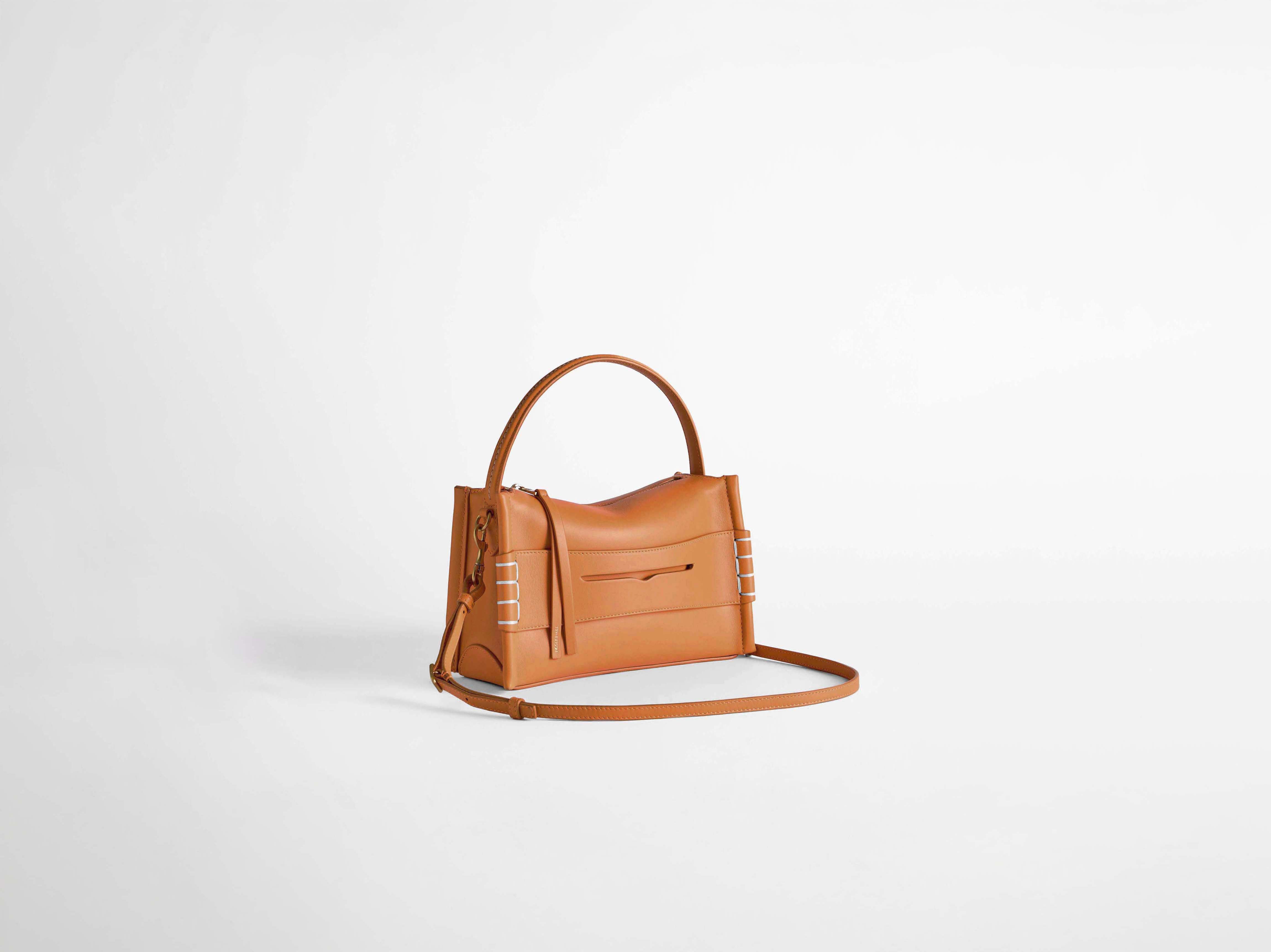J.W.Anderson Small Loafer Tasche Tan Kalbsleder Umhängetasche
