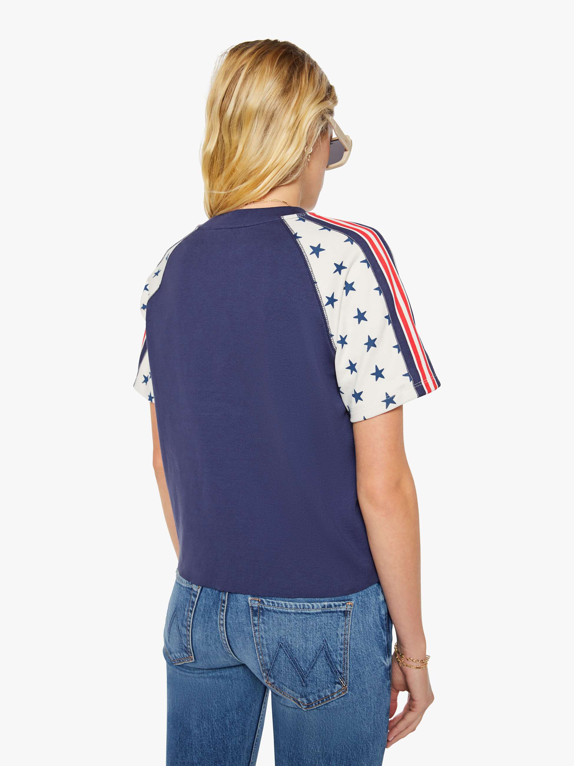 Mother S/S Concert Racer T-Shirt Patriot Blue Baumwolle