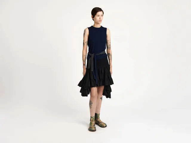 J.W.Anderson Waist Tie Tank Top Damen Navy Grösse S