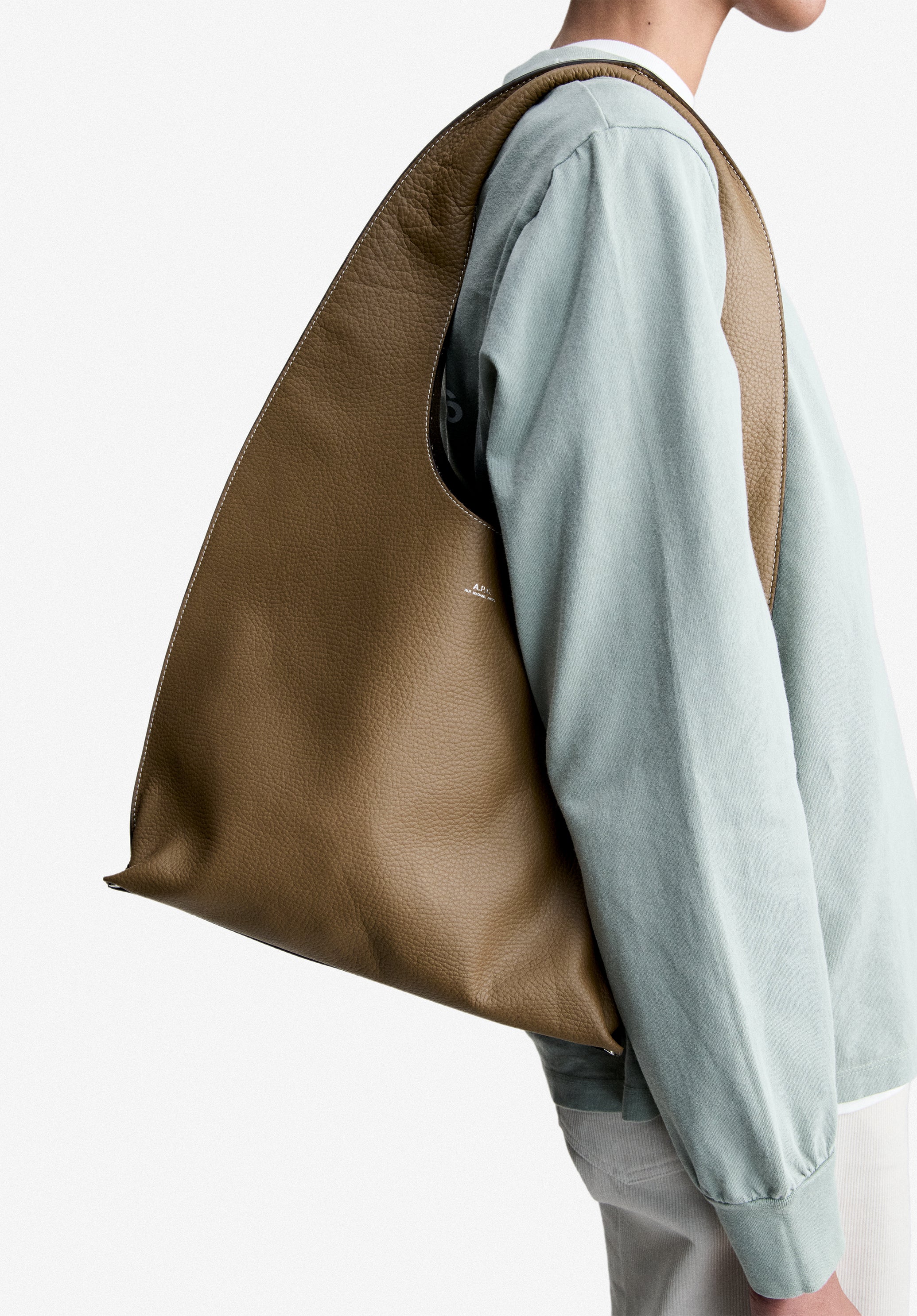 A.P.C. Neige Clou Tasche TU Leder Hobo