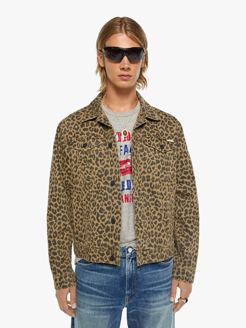 Mother The Drifter Leap Year Jacke Leopard Herren