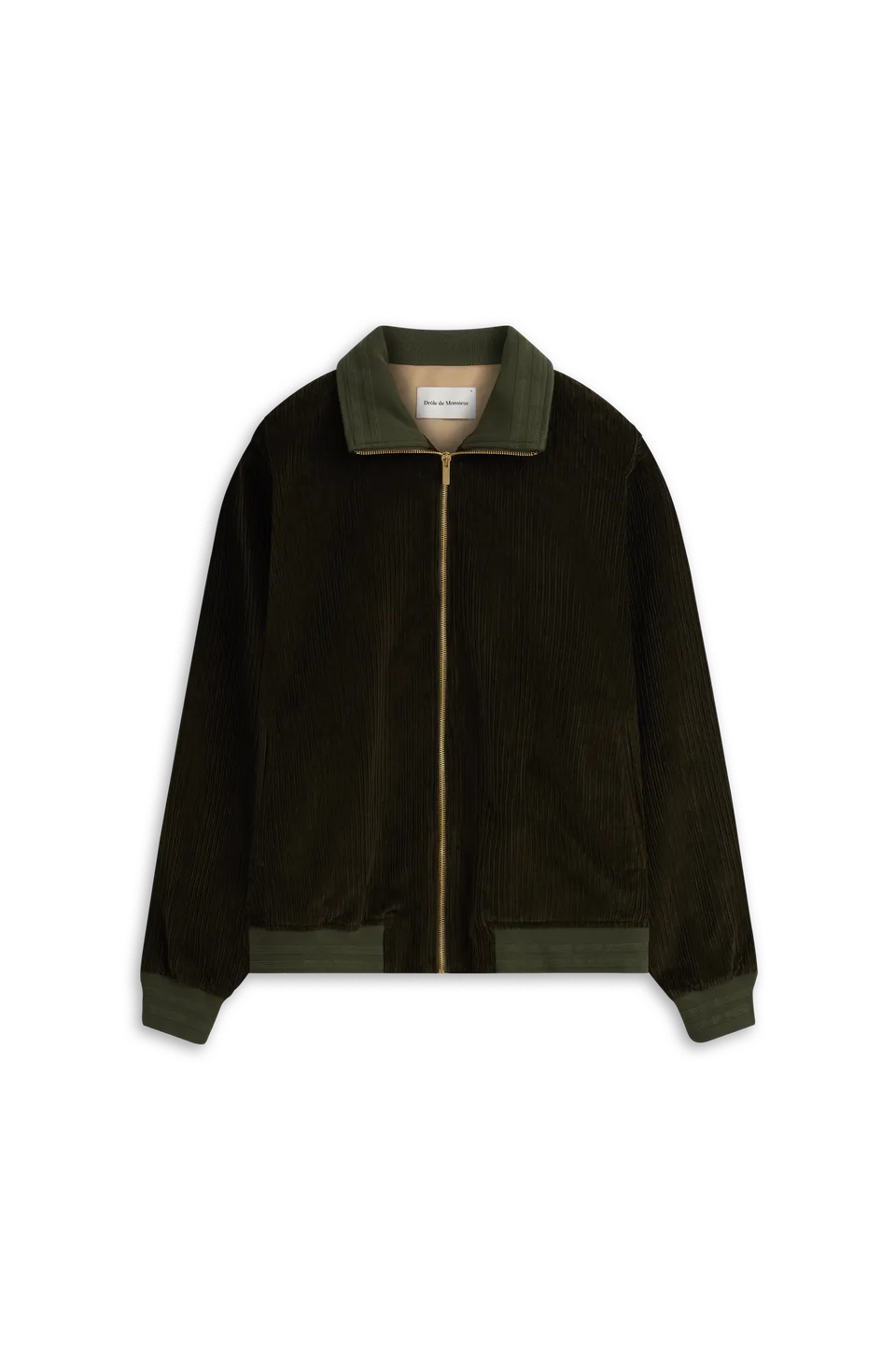 Drôle De Monsieur La Veste Survet Trainingsjacke Kaki Cord