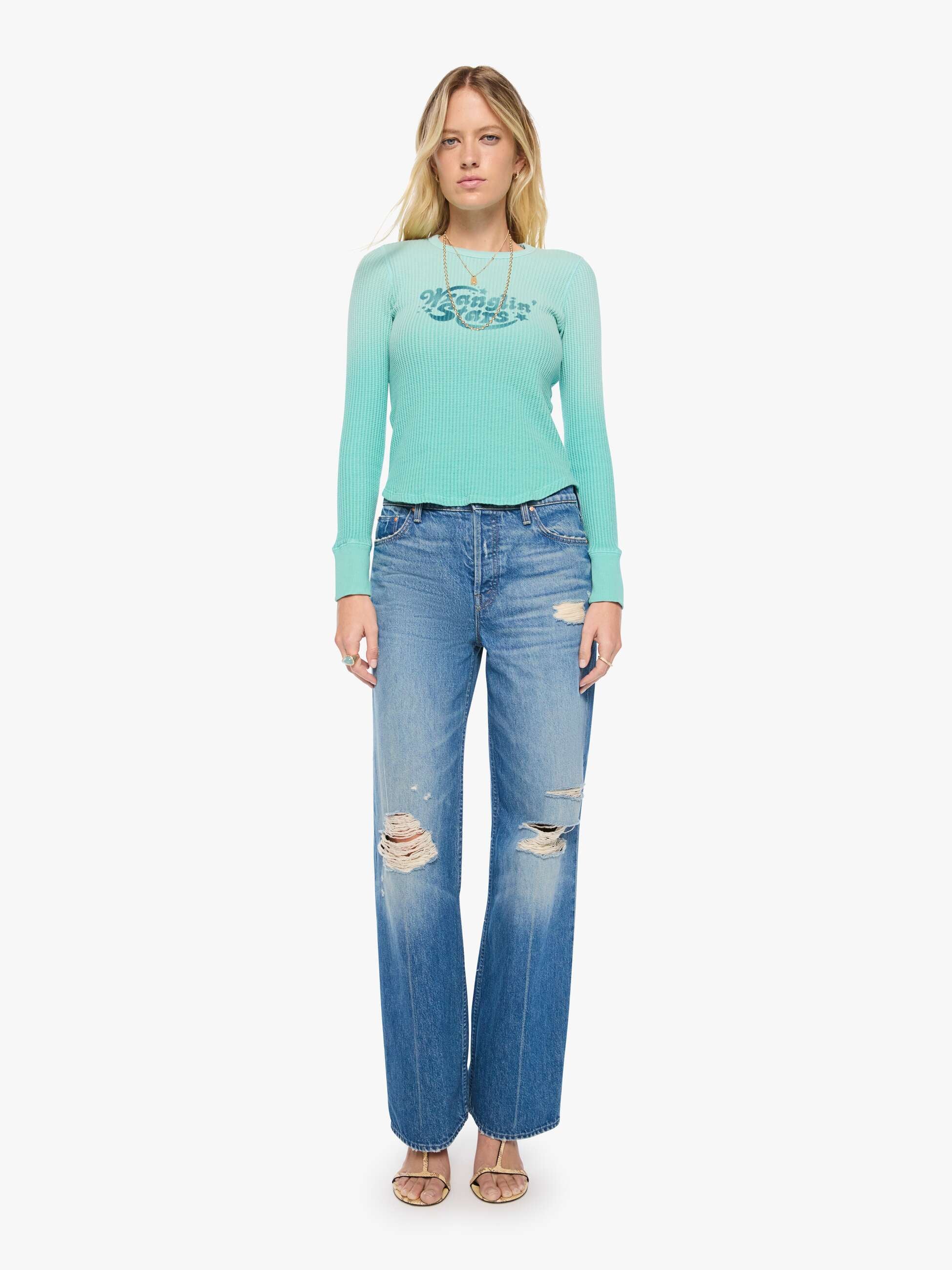 Mother The Itty Bitty Goodie Goodie Thermal Wranglin Stars