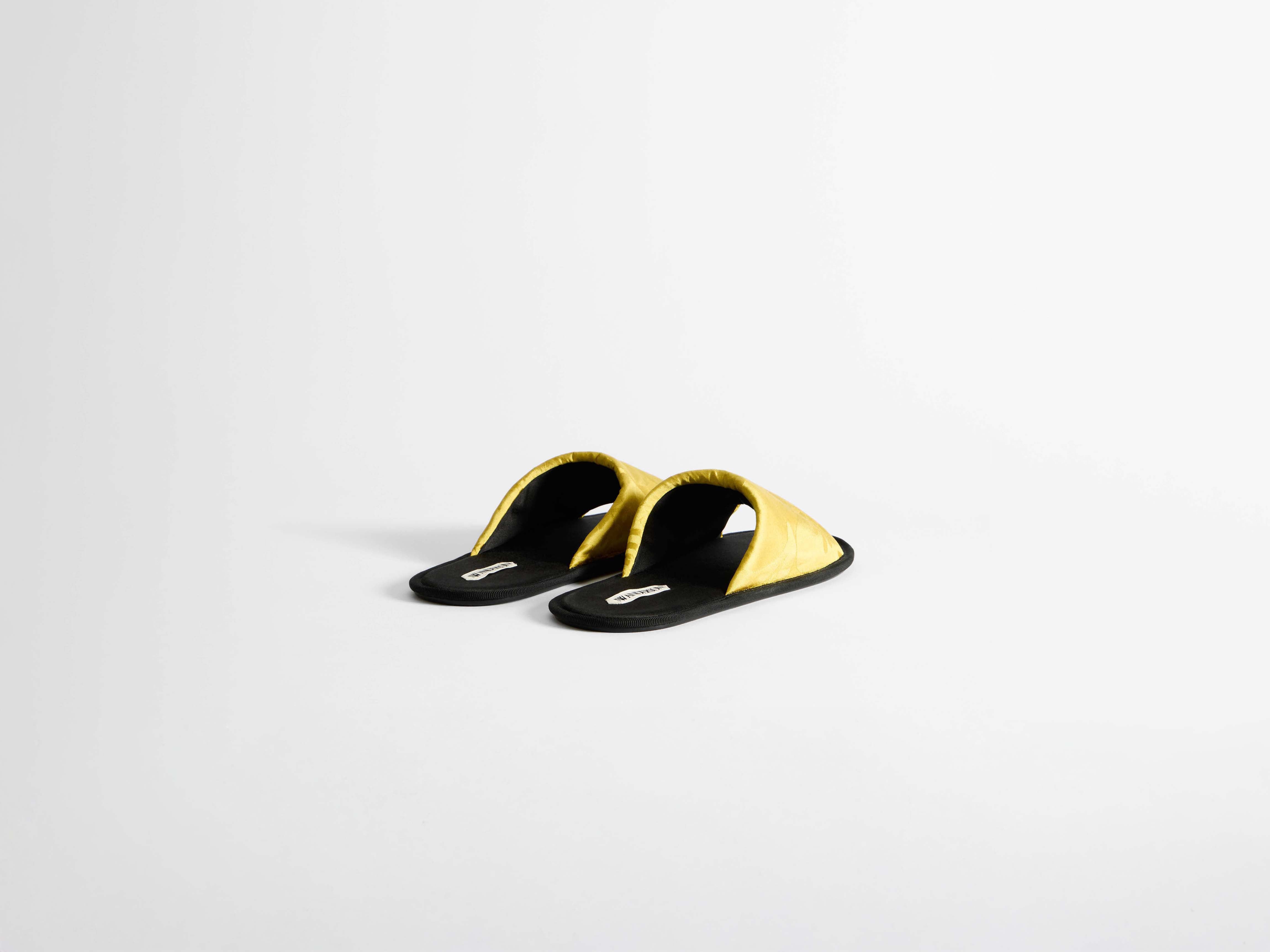 J.W.Anderson Open Toe Slides Citrine Seide Damen