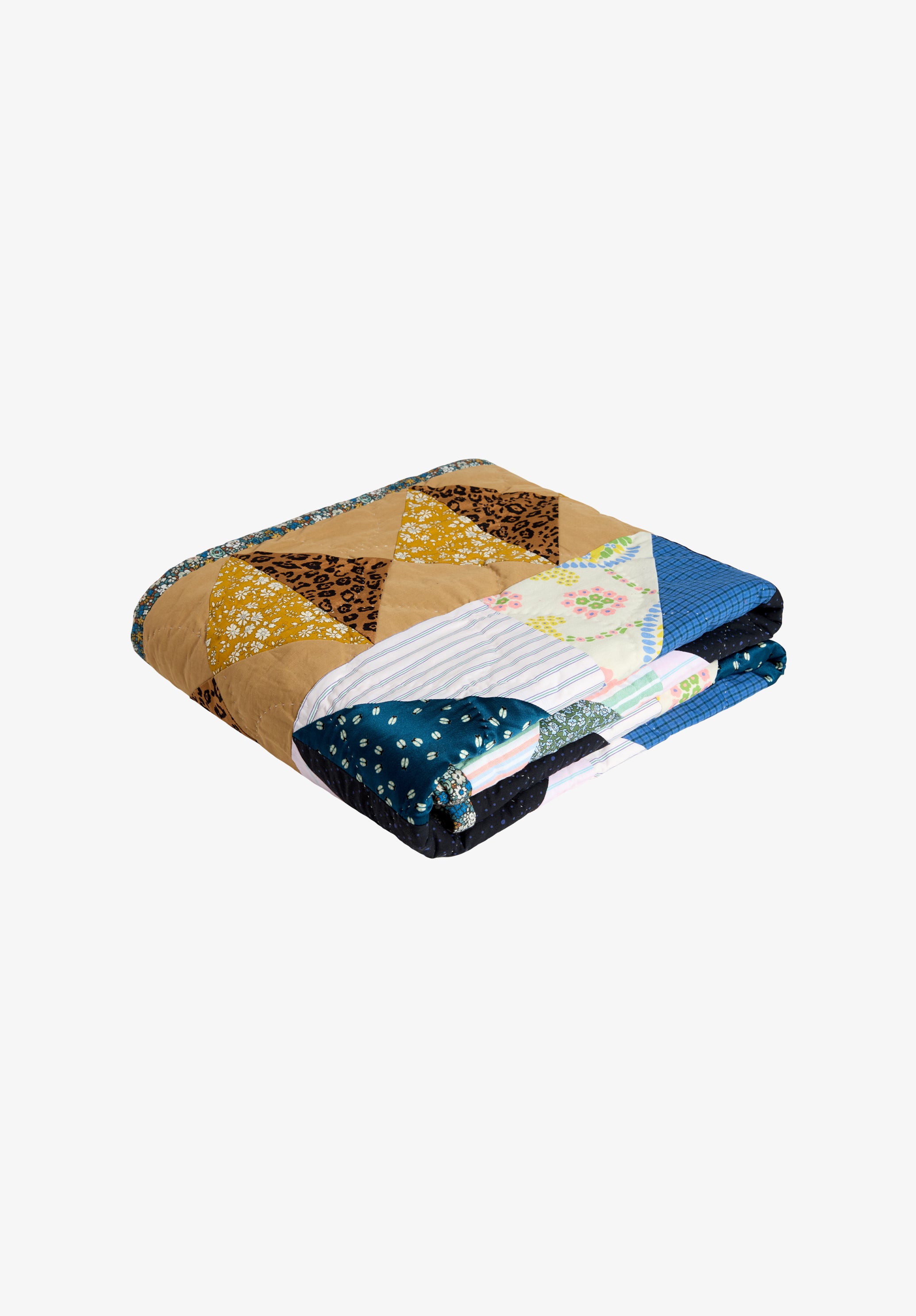 A.P.C. Nothing to prove Quilt Patchwork S-W Weiß