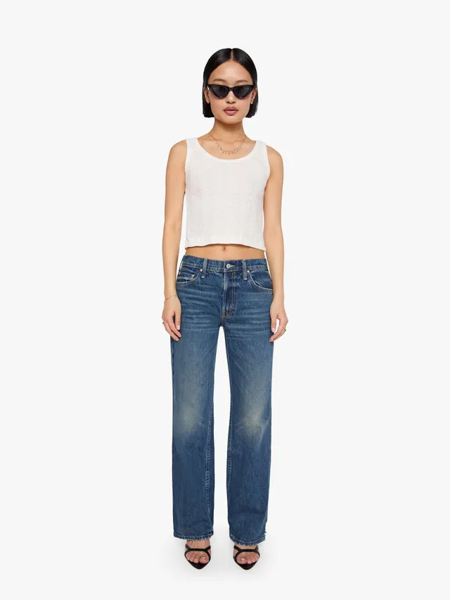 Mother PETITES Lil Reifler Jeans After Midnight Dunkelblau