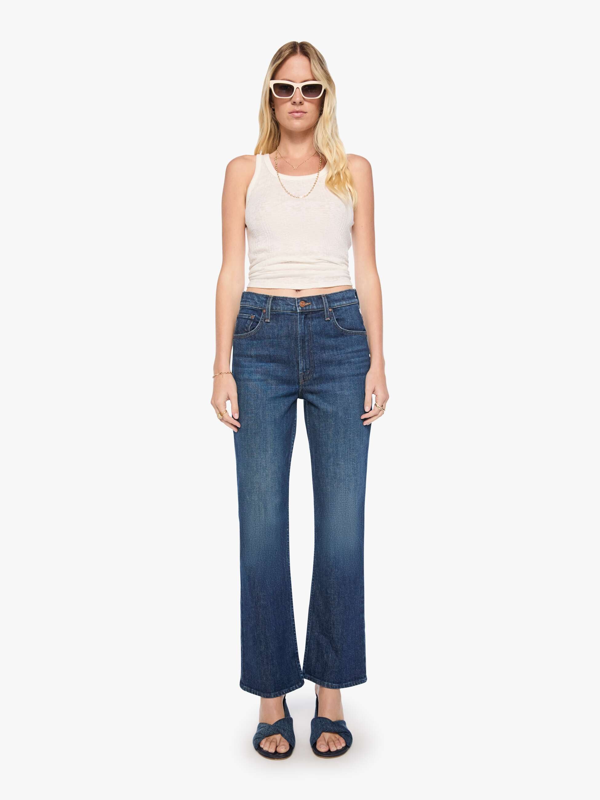 Mother The Scooter Skimp Jeans That Belongs In A Museum Blau