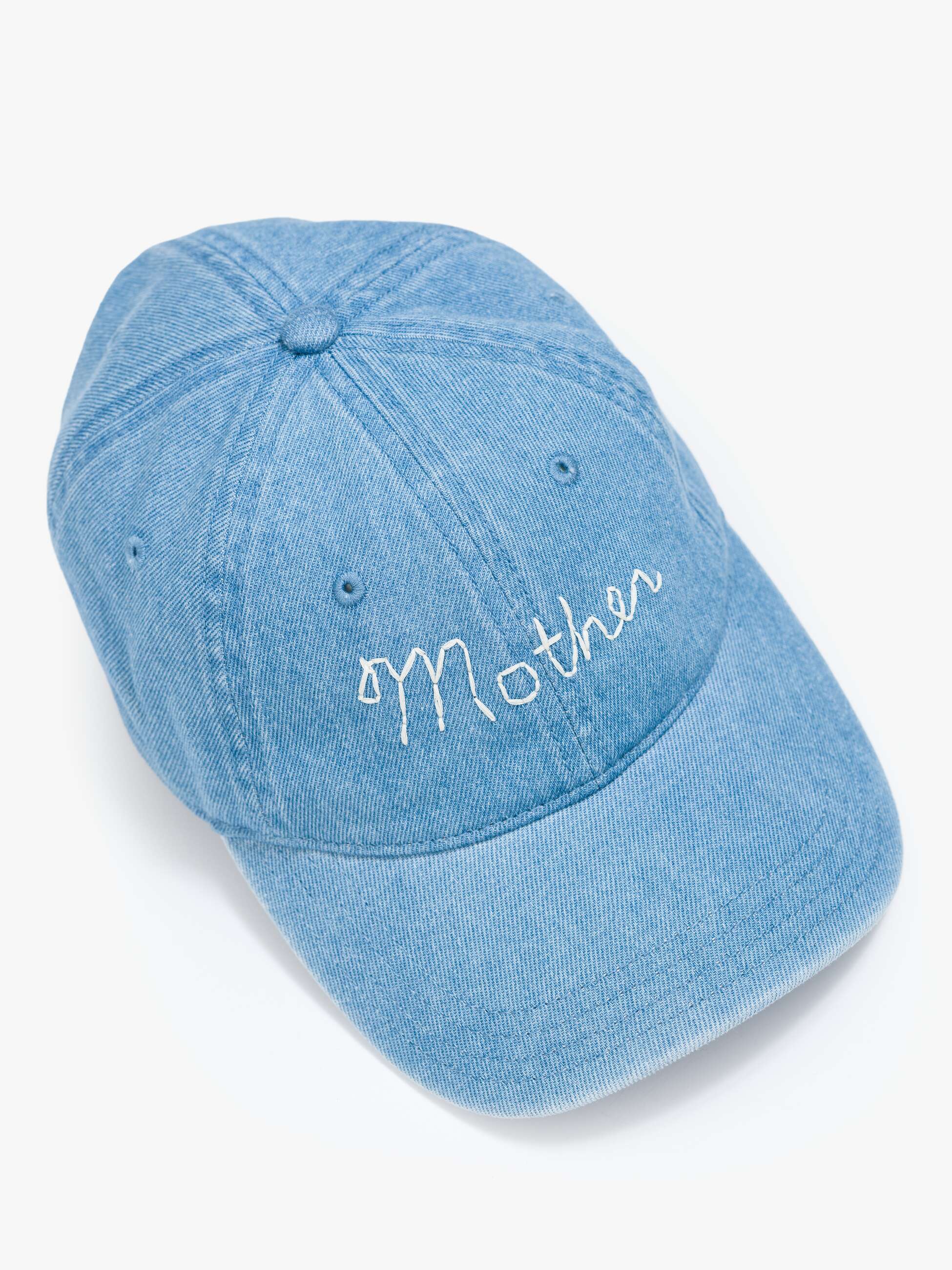 Mother Hats Off Cap Denim Baby Blue Hellblau