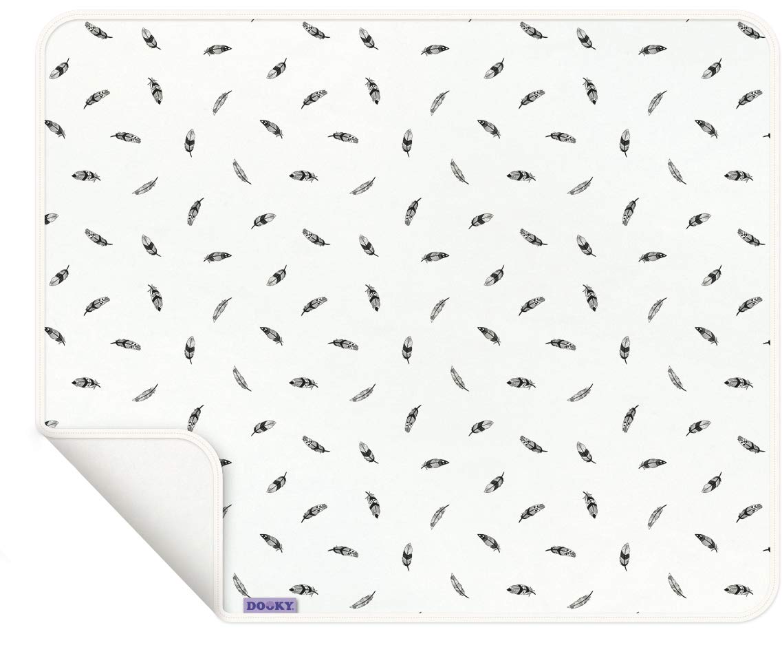 Dooky Blanket Babydecke Black Feather Baumwolle