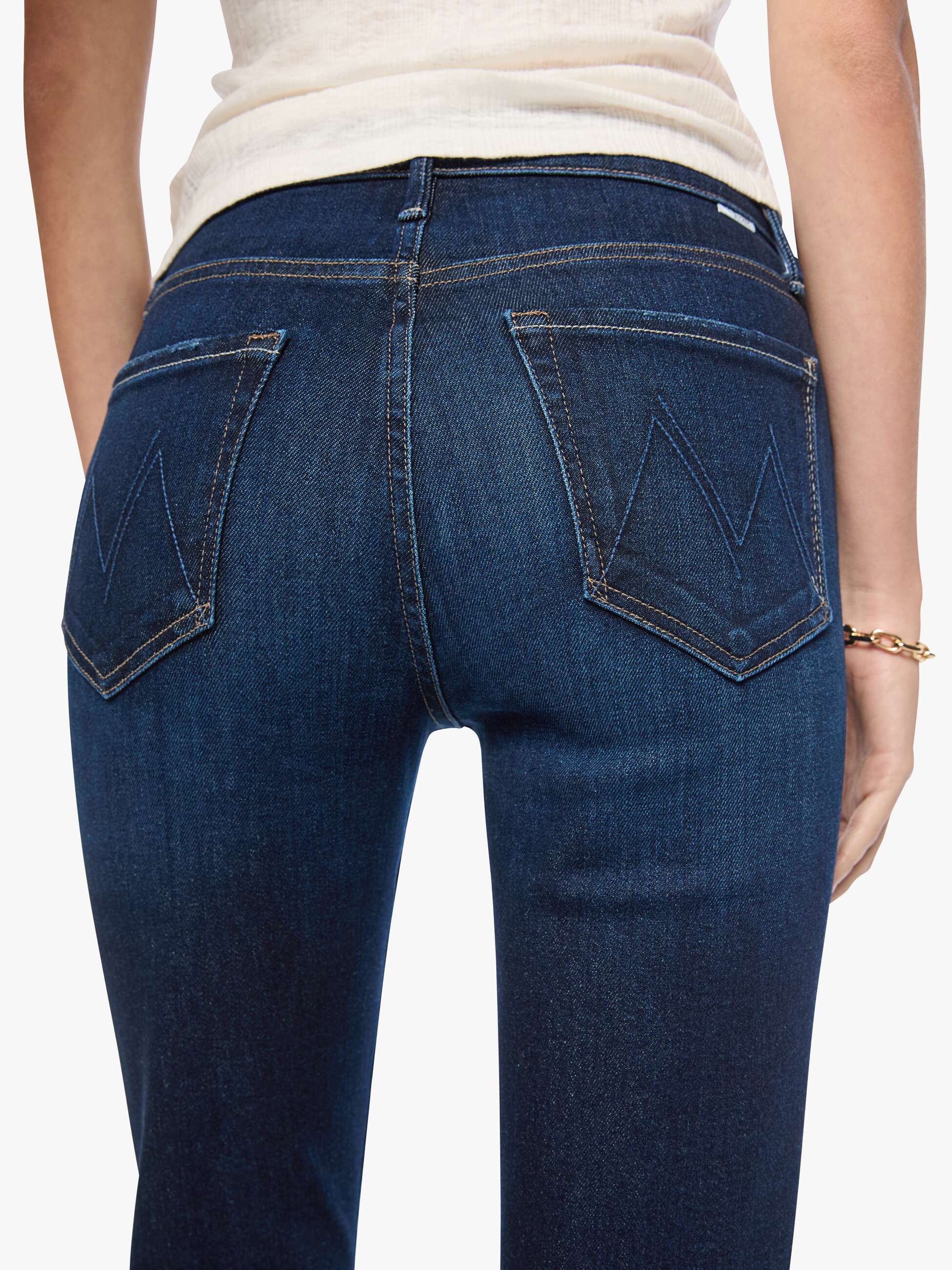 Mother The Rascal Skimp Straight Jeans Hard Stop Honey