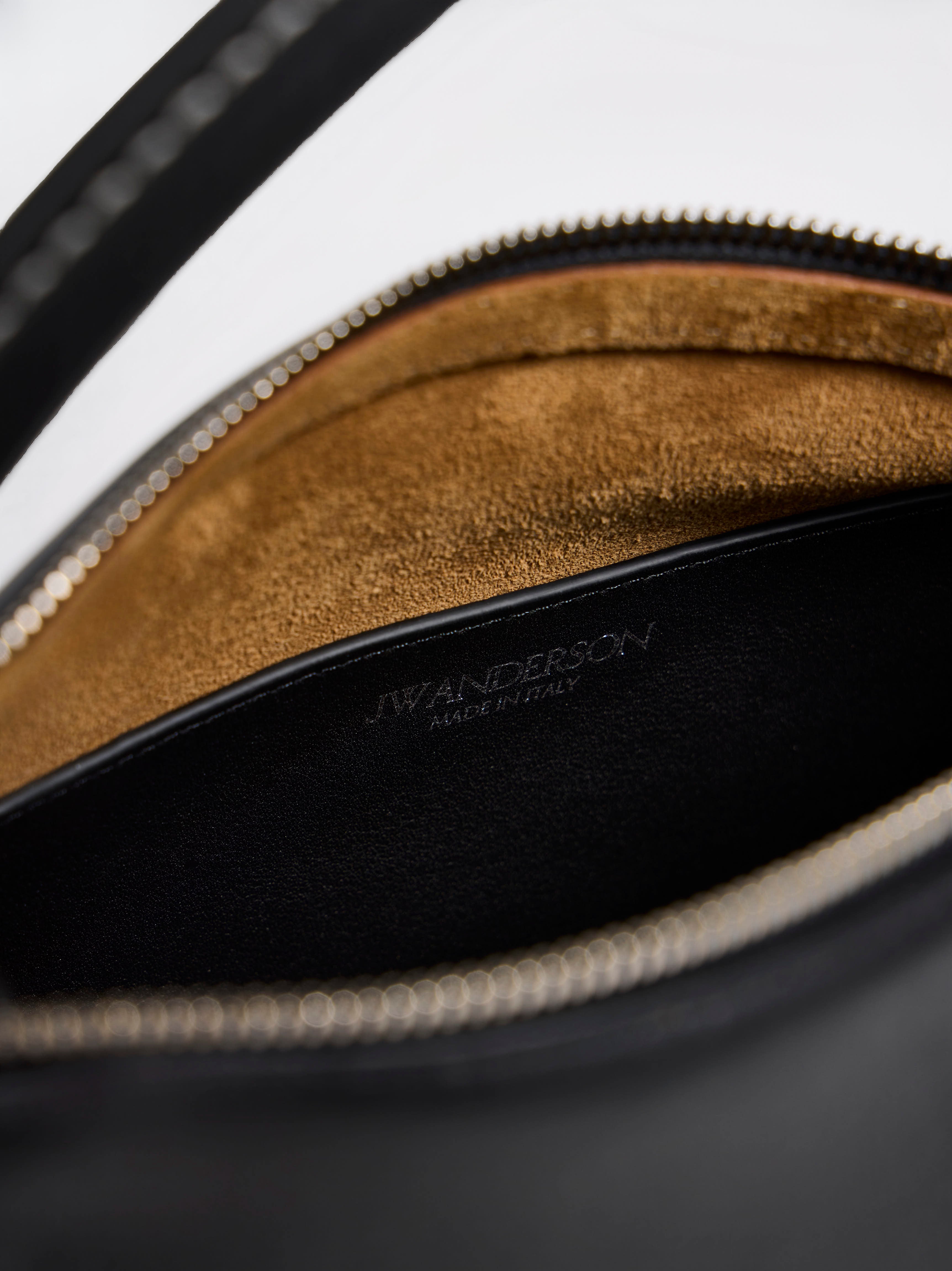 J.W. Anderson Loafer Tasche schwarz Leder Henkeltasche