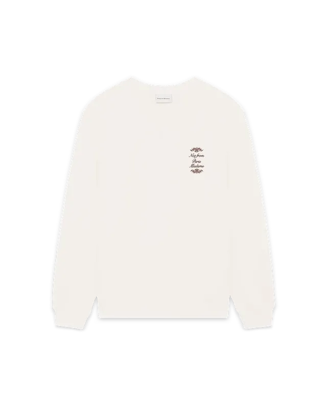 Drôle De Monsieur Sweatshirt Slogan Ornements Off White Stick