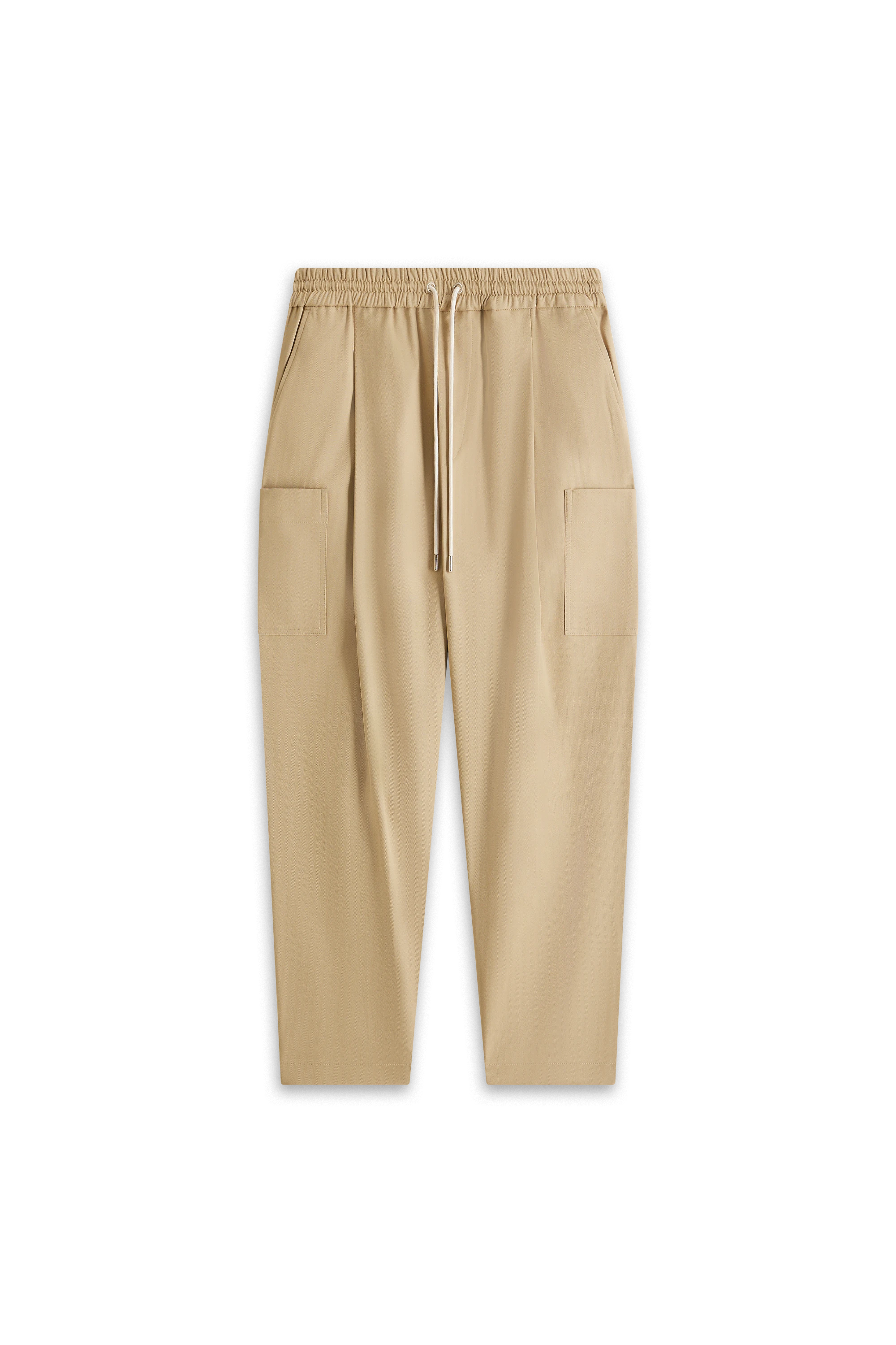Drôle De Monsieur Le Pantalon Cropped Cargo Hose Dunkelbeige