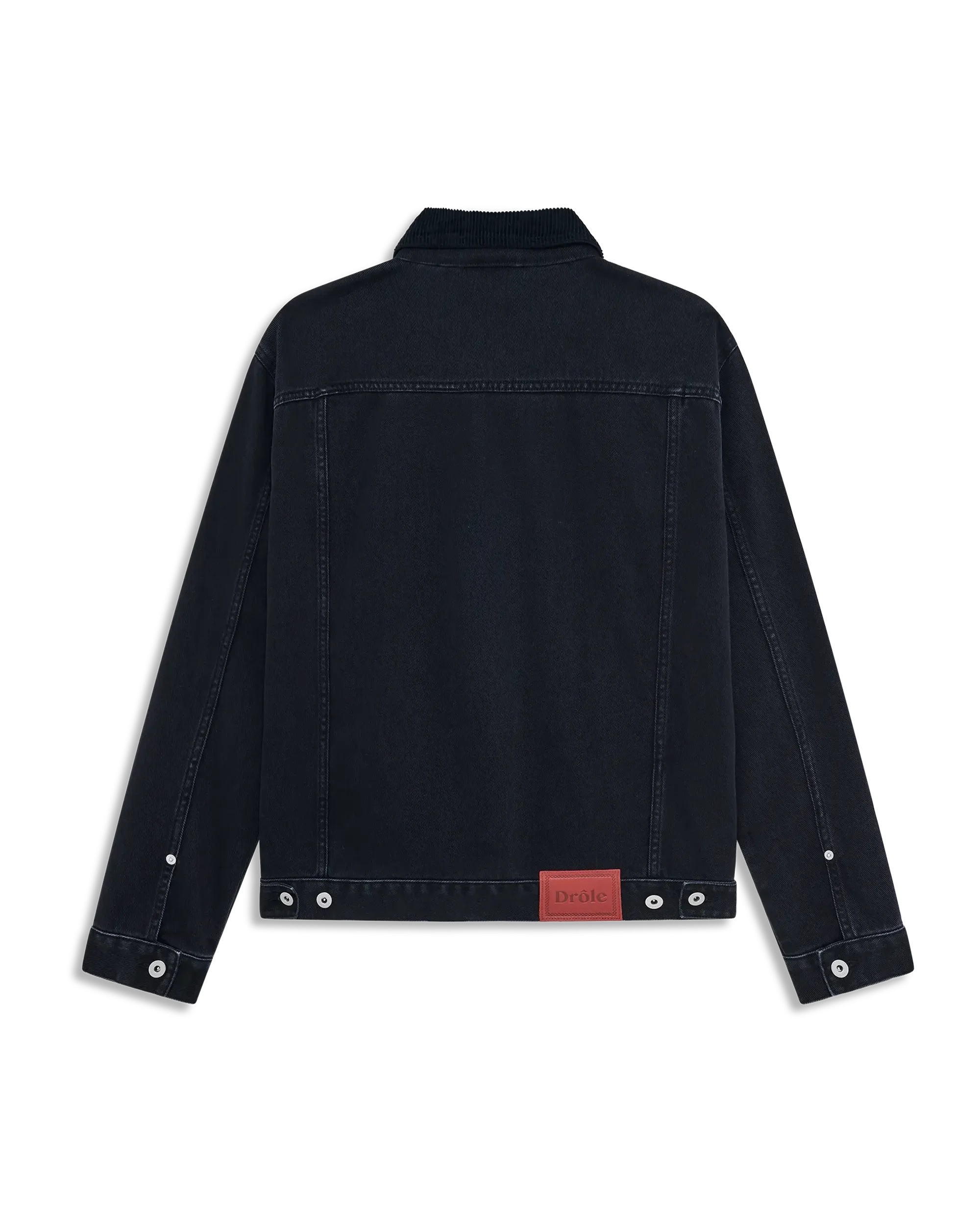 Drôle De Monsieur La Veste Jean Jeanjacke schwarz