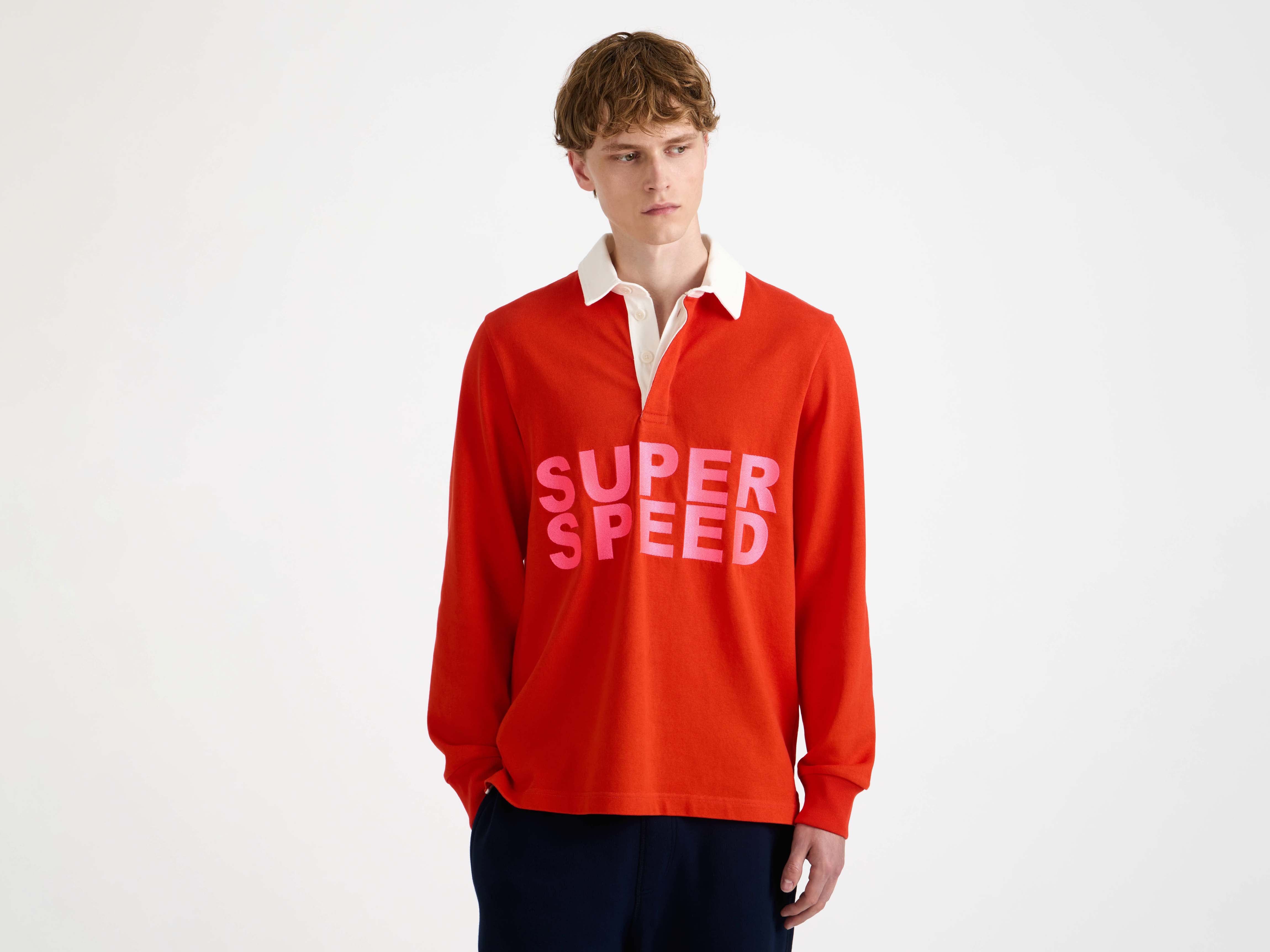 J.W.Anderson Super Speed Rugby Polo Top Rot Jersey