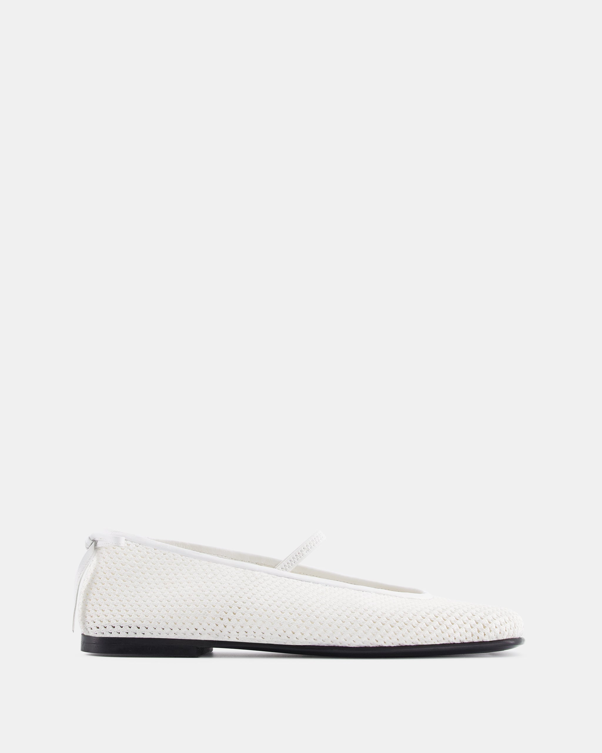 Nodaleto Bulla Node 5 Ballerinas White Crochet Schleife