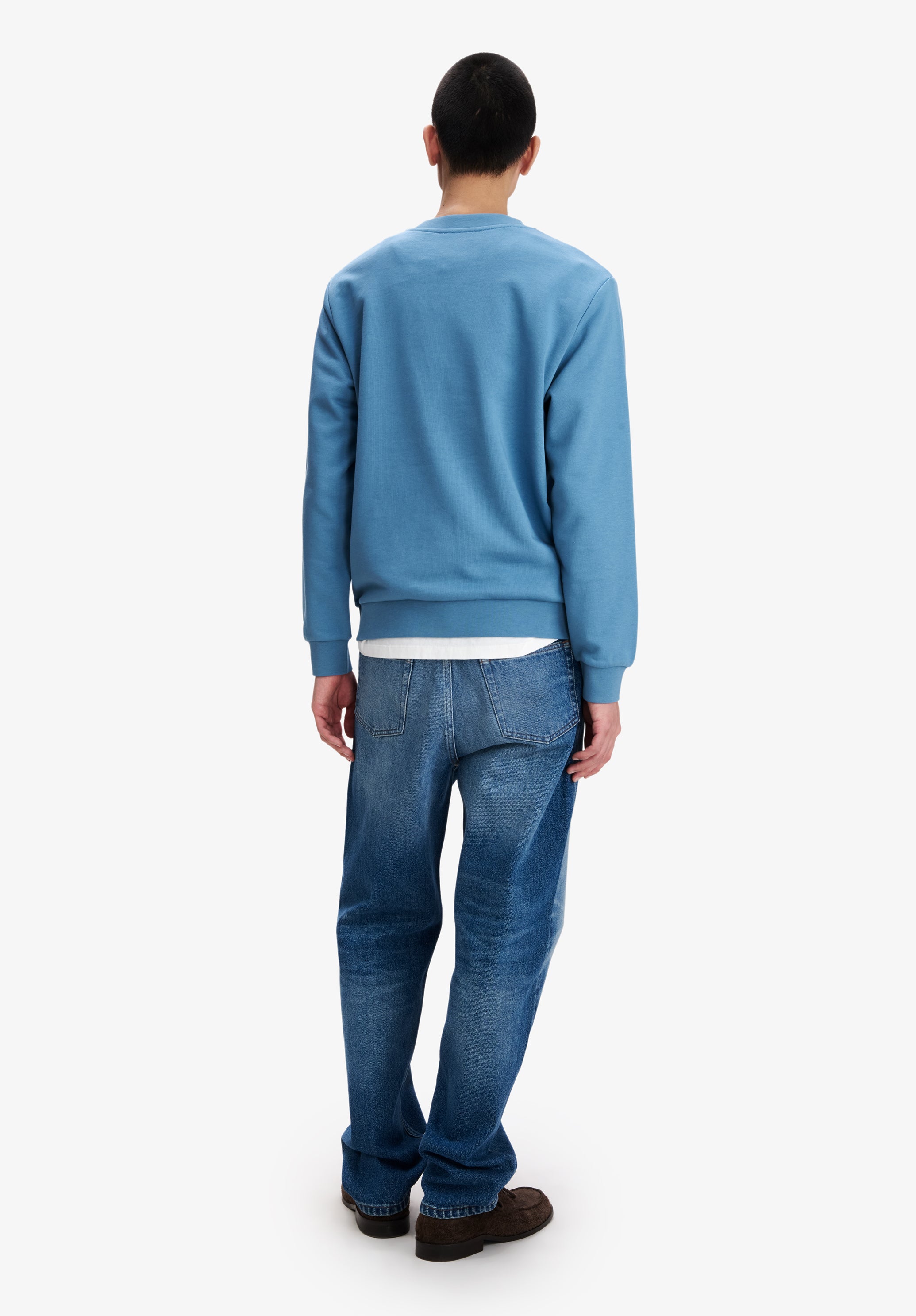A.P.C. V.P.C. Sweatshirt Bio-Baumwolle Blau Größe M