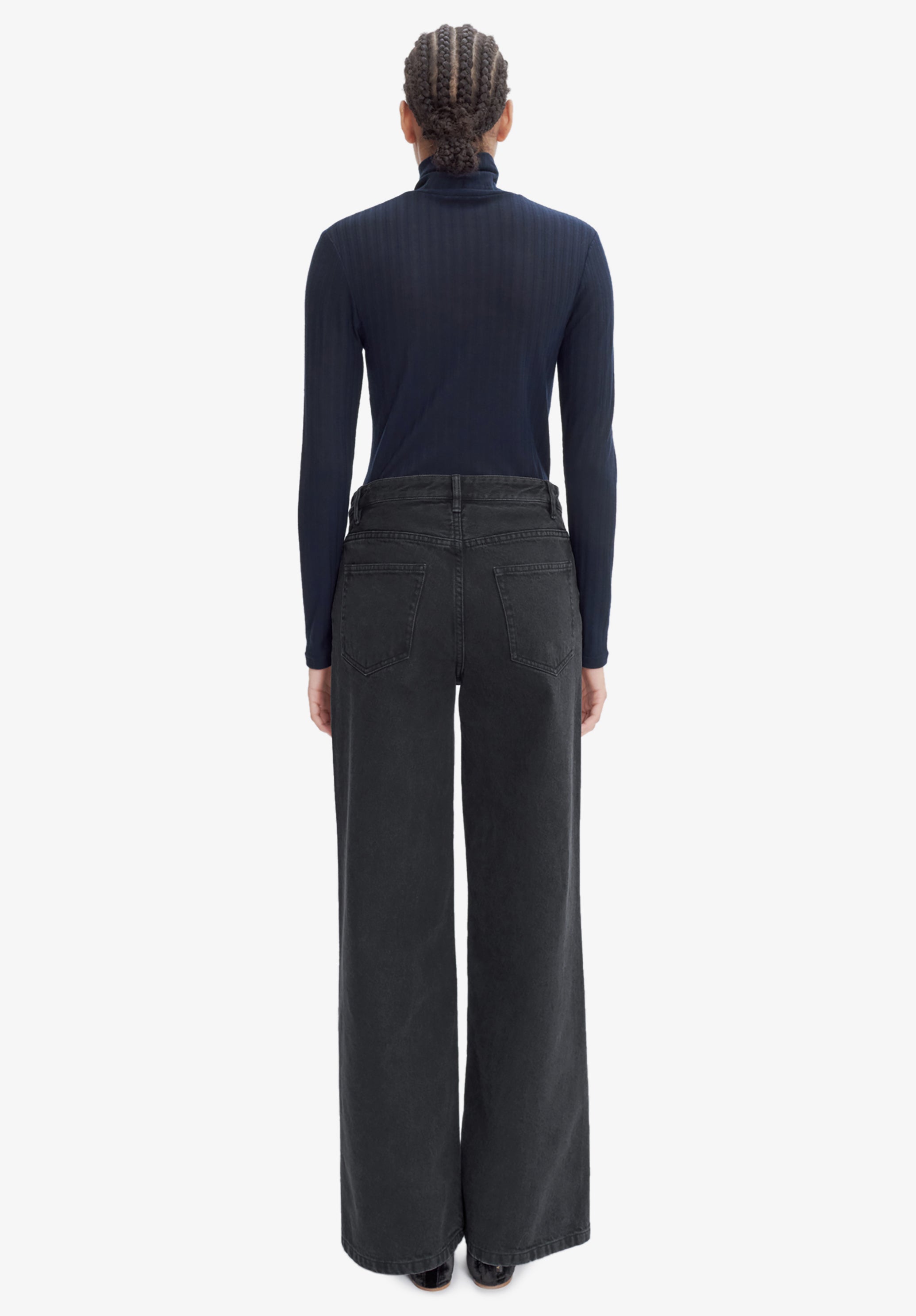 A.P.C. Elisabeth Jeans Denim hohe Taille 70er-Schnitt