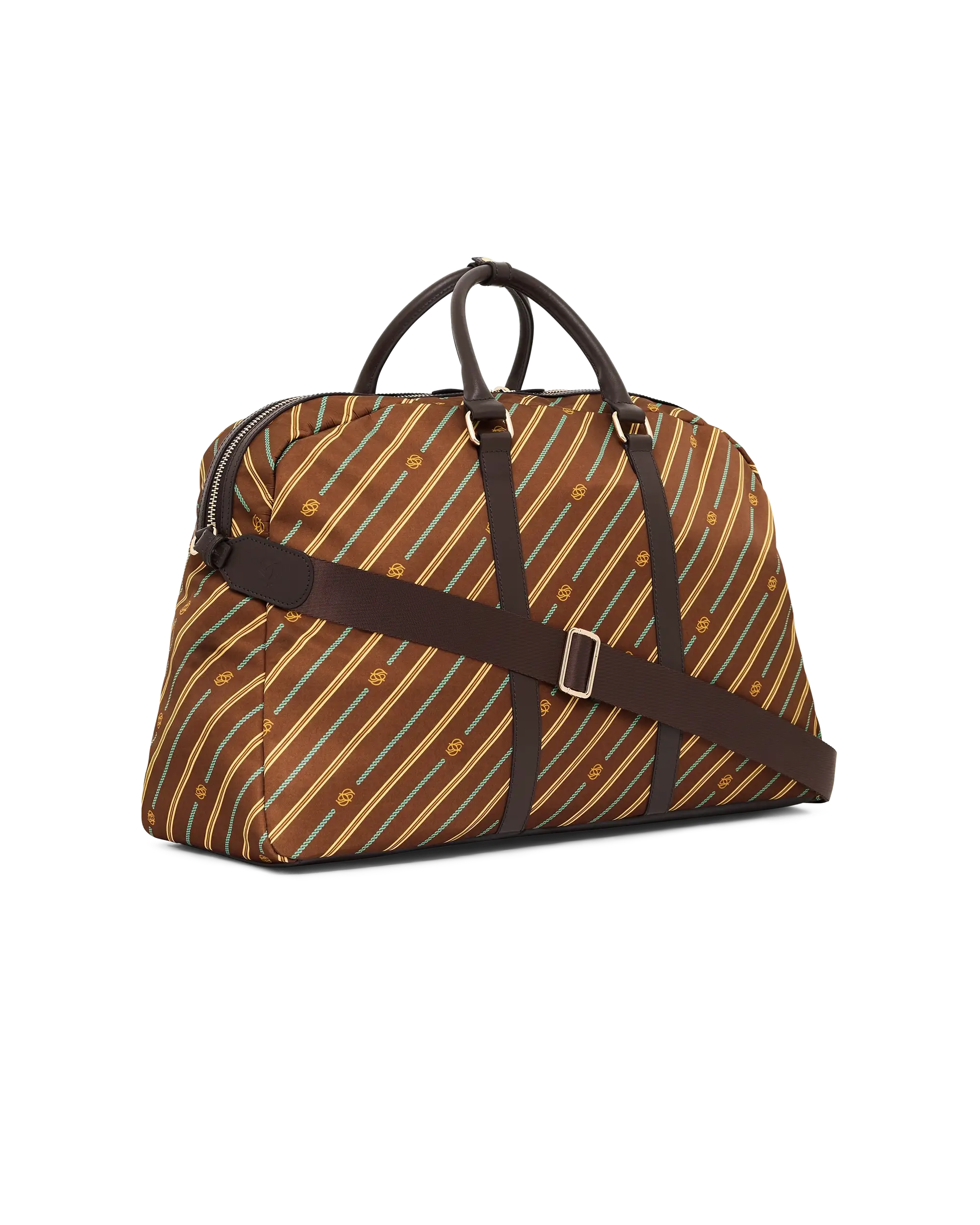Drôle De Monsieur Monogram Weekender Reisetasche Braun Nylon