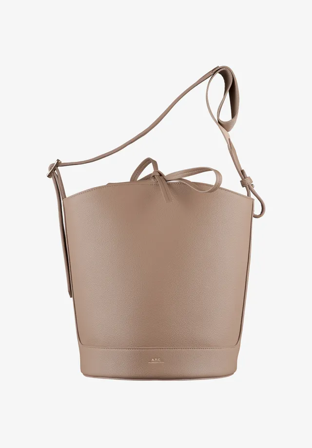 A.P.C. Ana Tasche beige Lederoptik Umhänge
