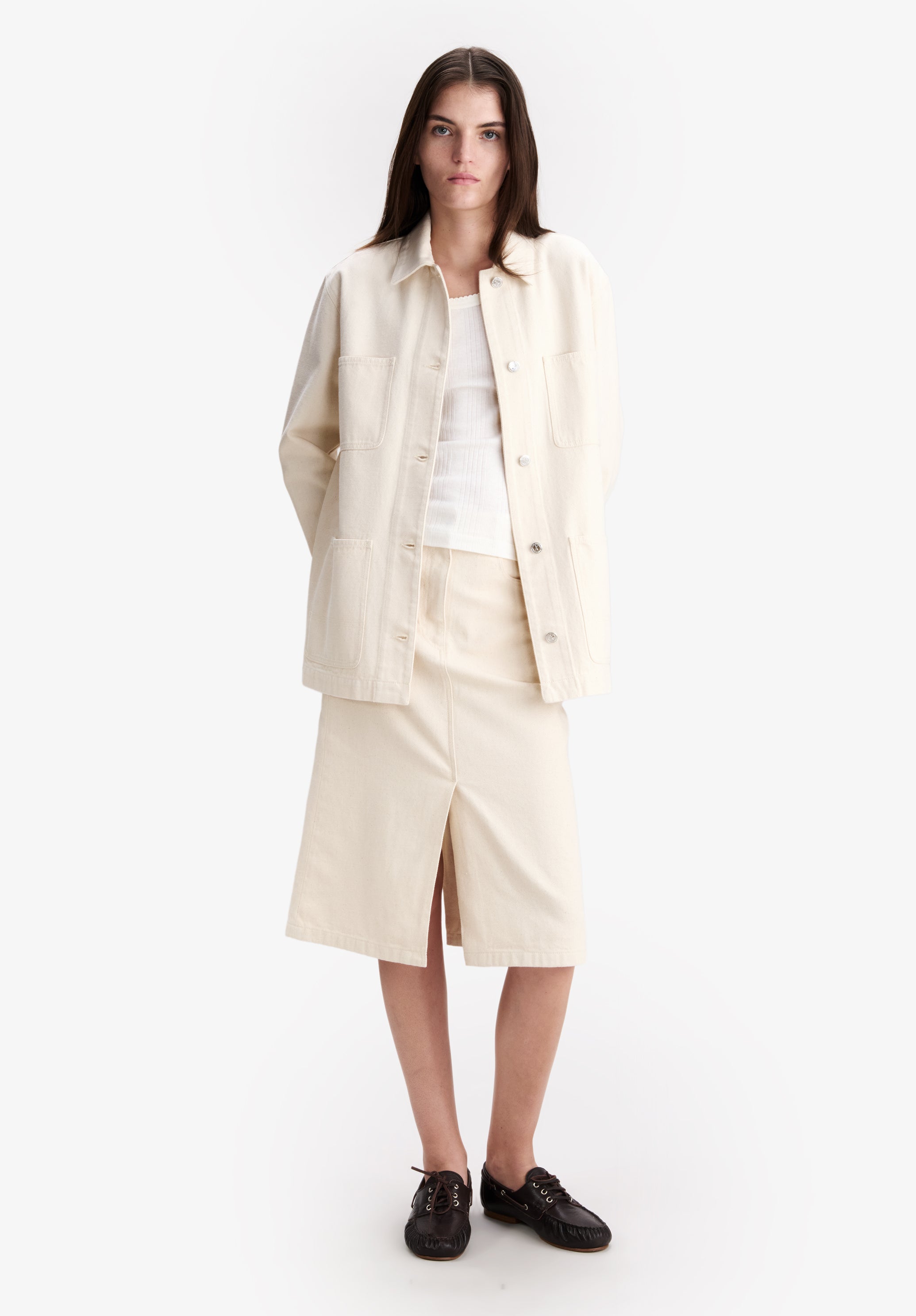 A.P.C. Workwear Jacke Größe 38 Denim recycelt