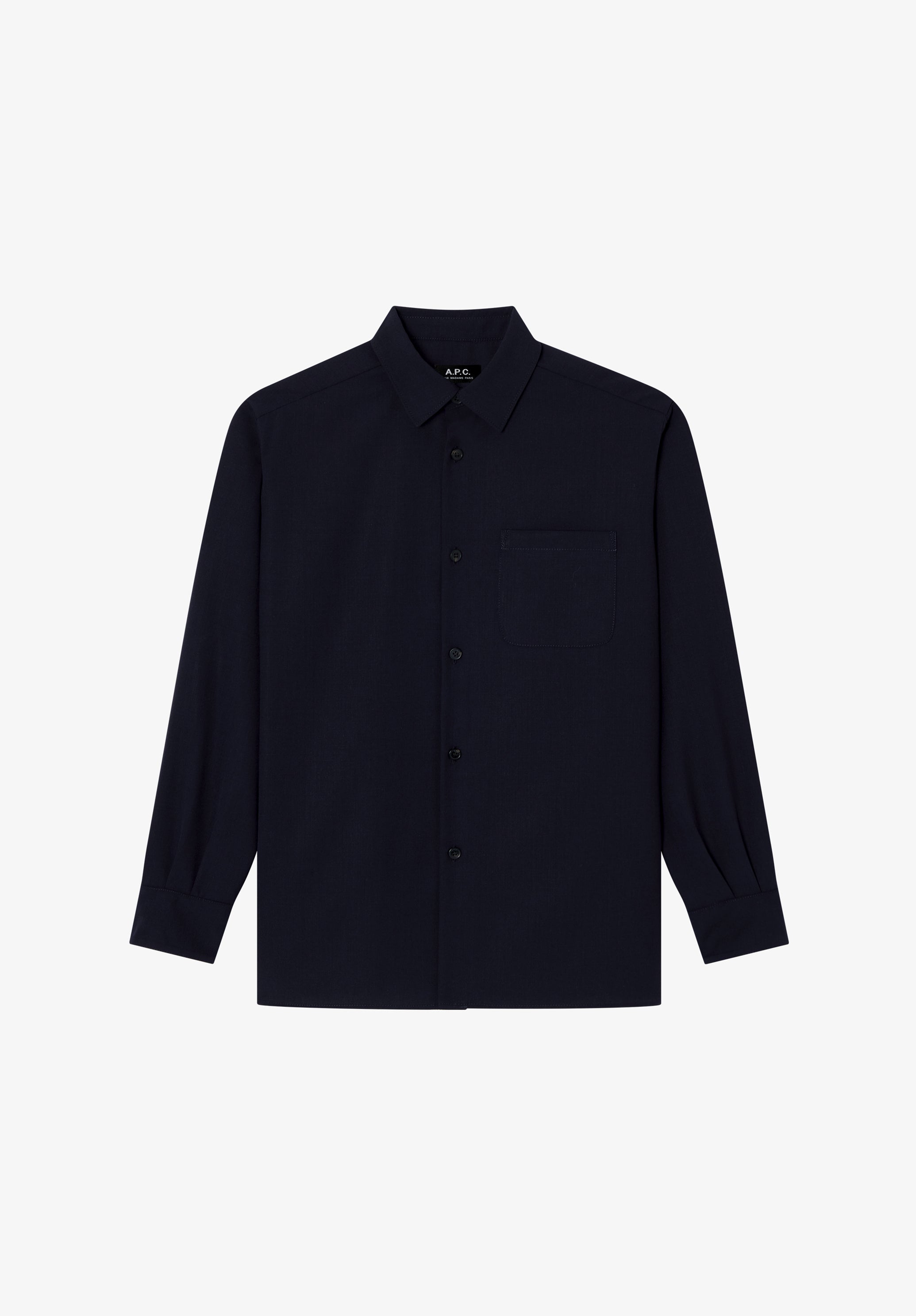 A.P.C. Overshirt marineblau recycelt Gr. 38