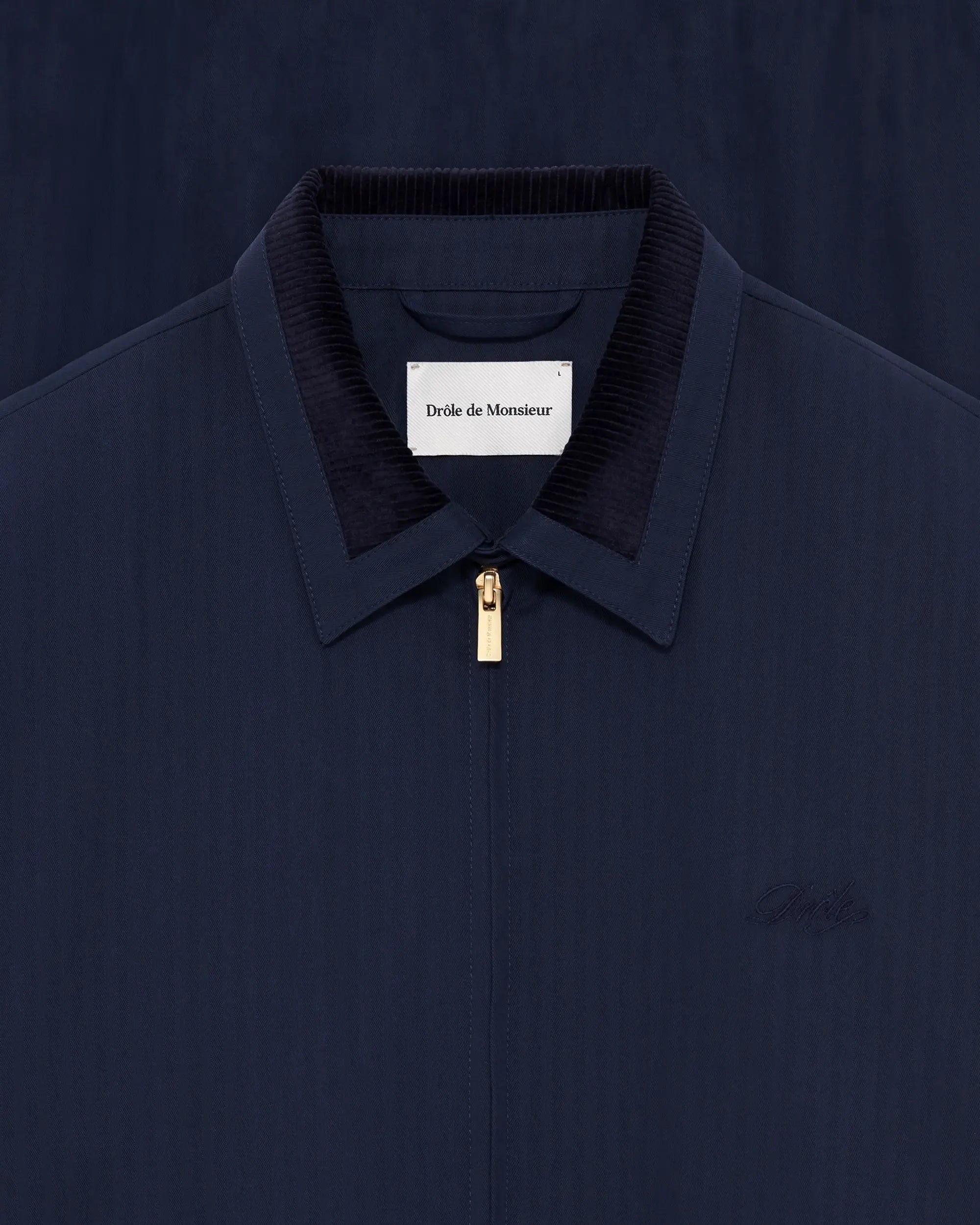 Drôle De Monsieur Blouson Drôle Jacke Navy Baumwolle