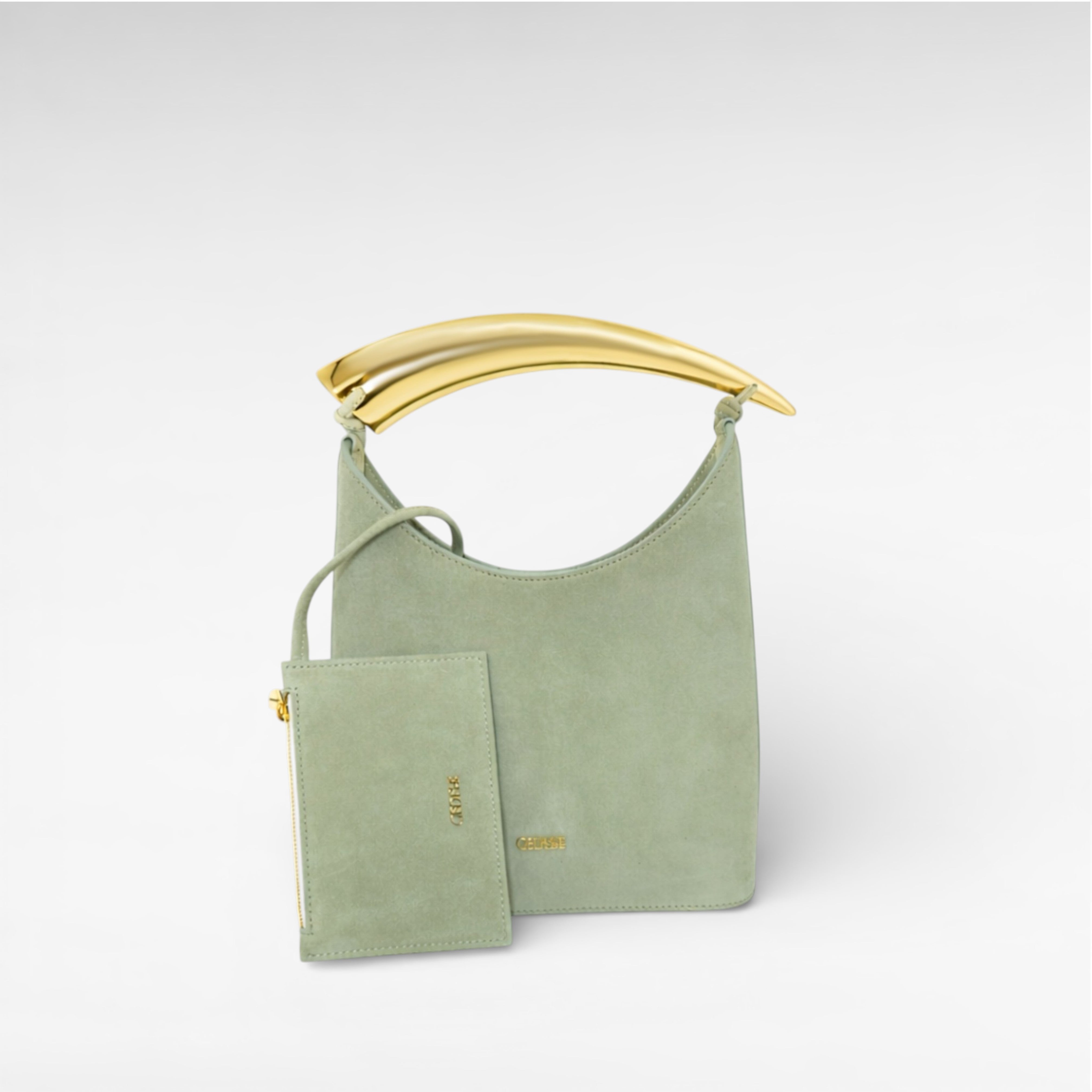 Gedebe Blake Medium Handtasche Suede 24x22x8 cm